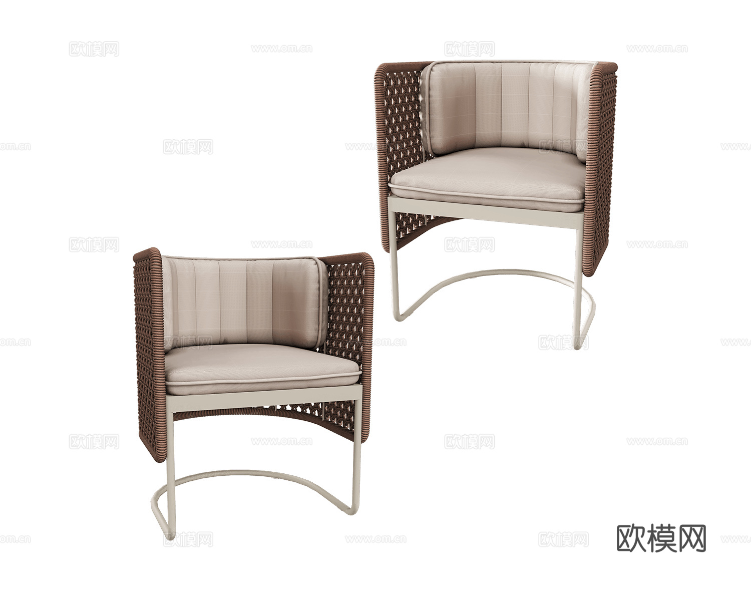 AURICA 意式餐椅3d模型下载