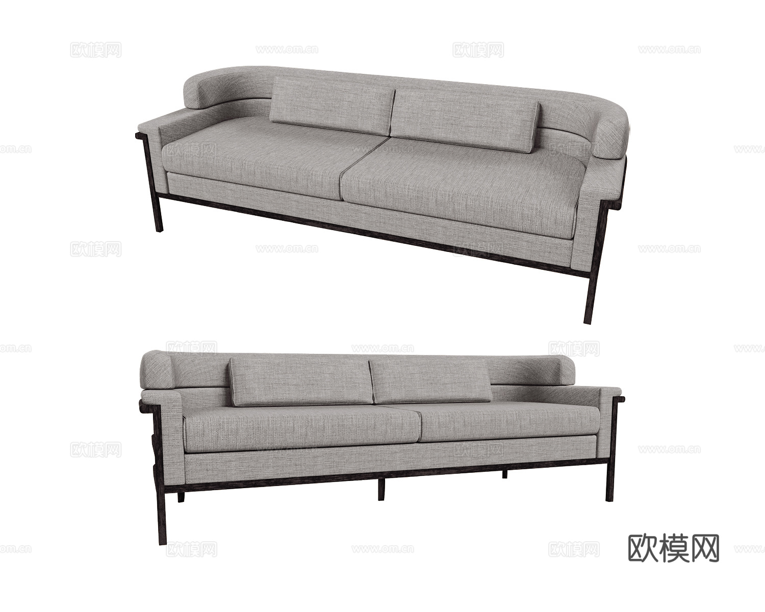 Dantone Home 双人沙发3d模型下载