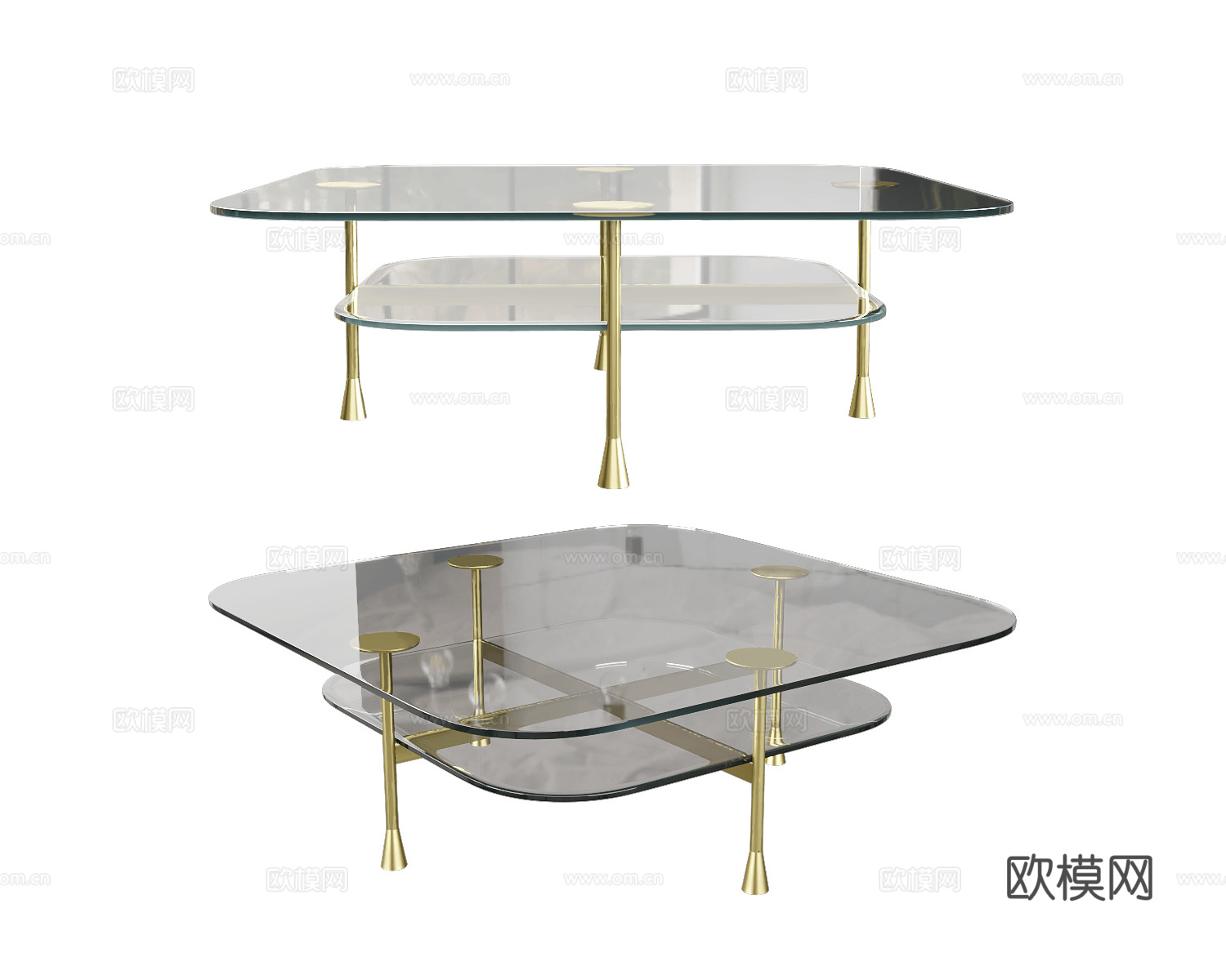 GHIDINI1961 意式茶几3d模型下载