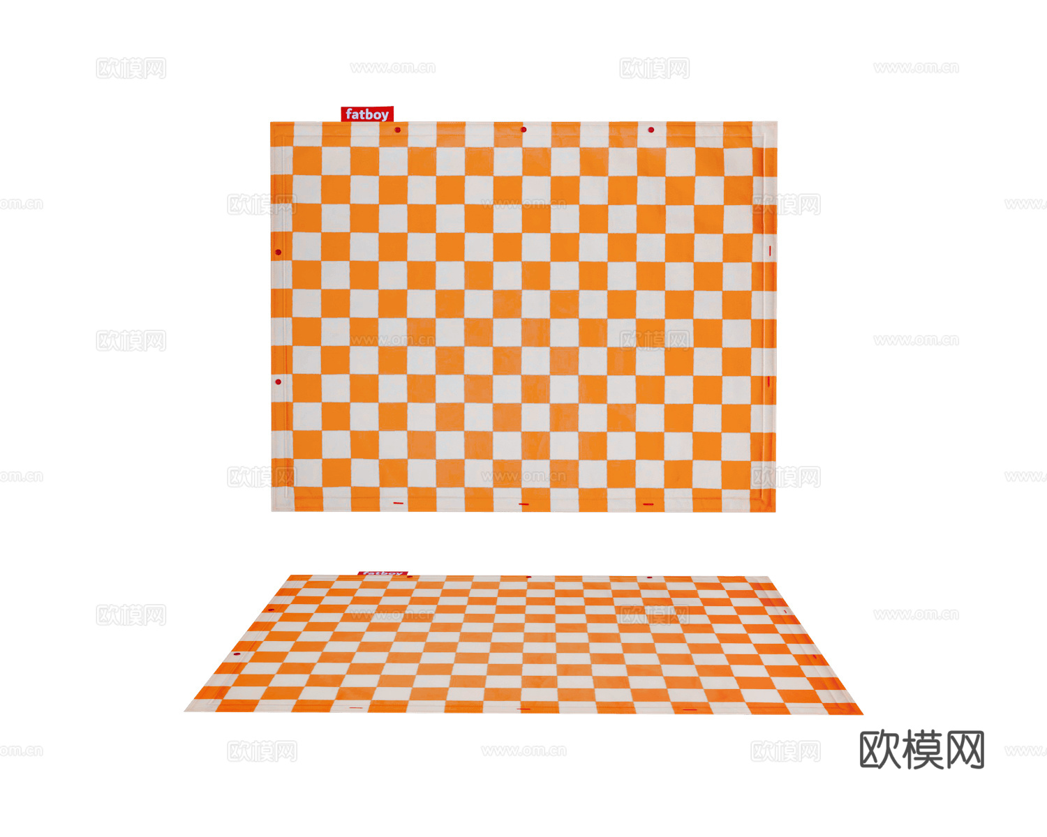 Fatboy 格子地毯3d模型下载