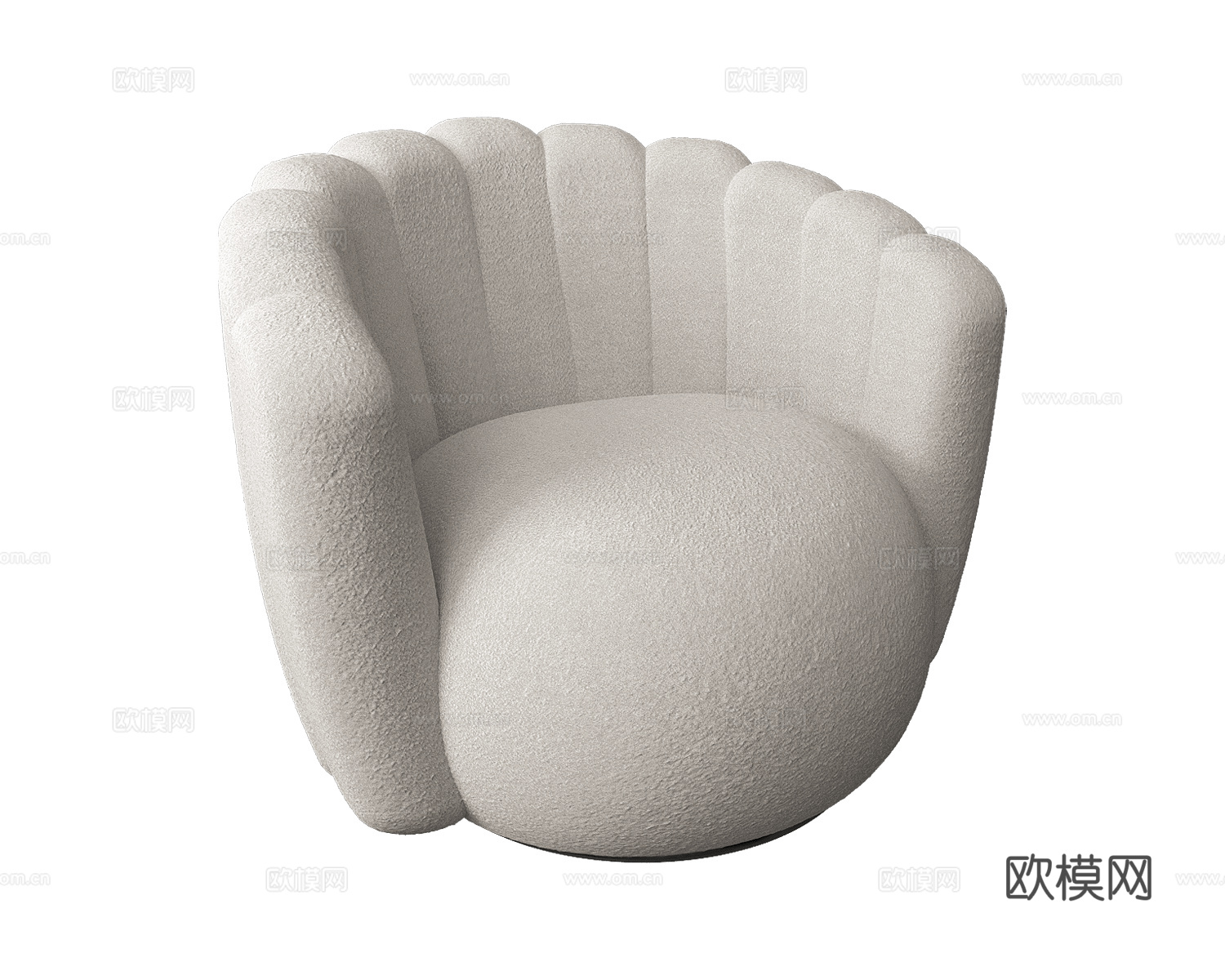 BoConcept单人沙发3d模型下载（渲染图2）