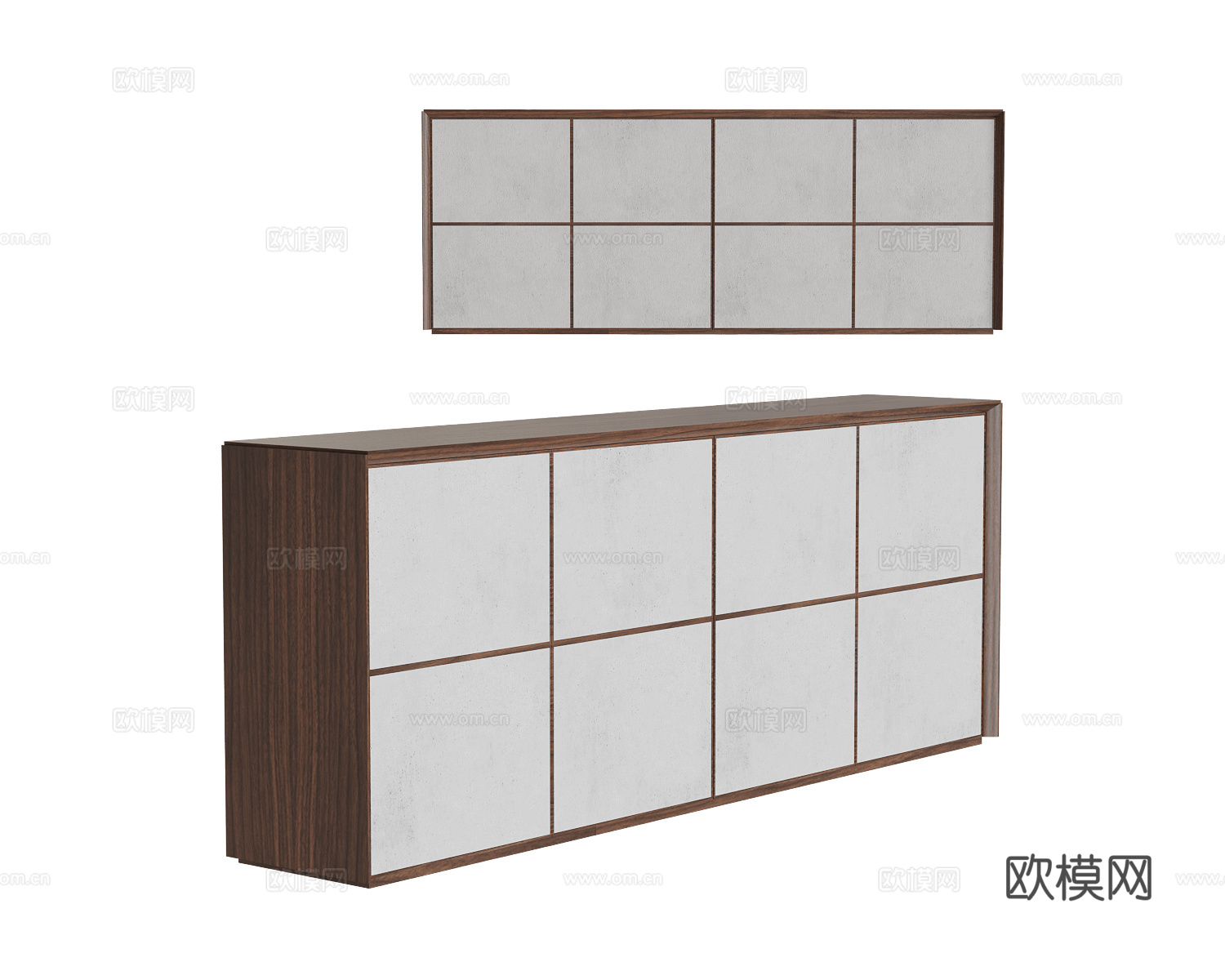 Pacini & Cappellini 中古风斗柜3d模型下载