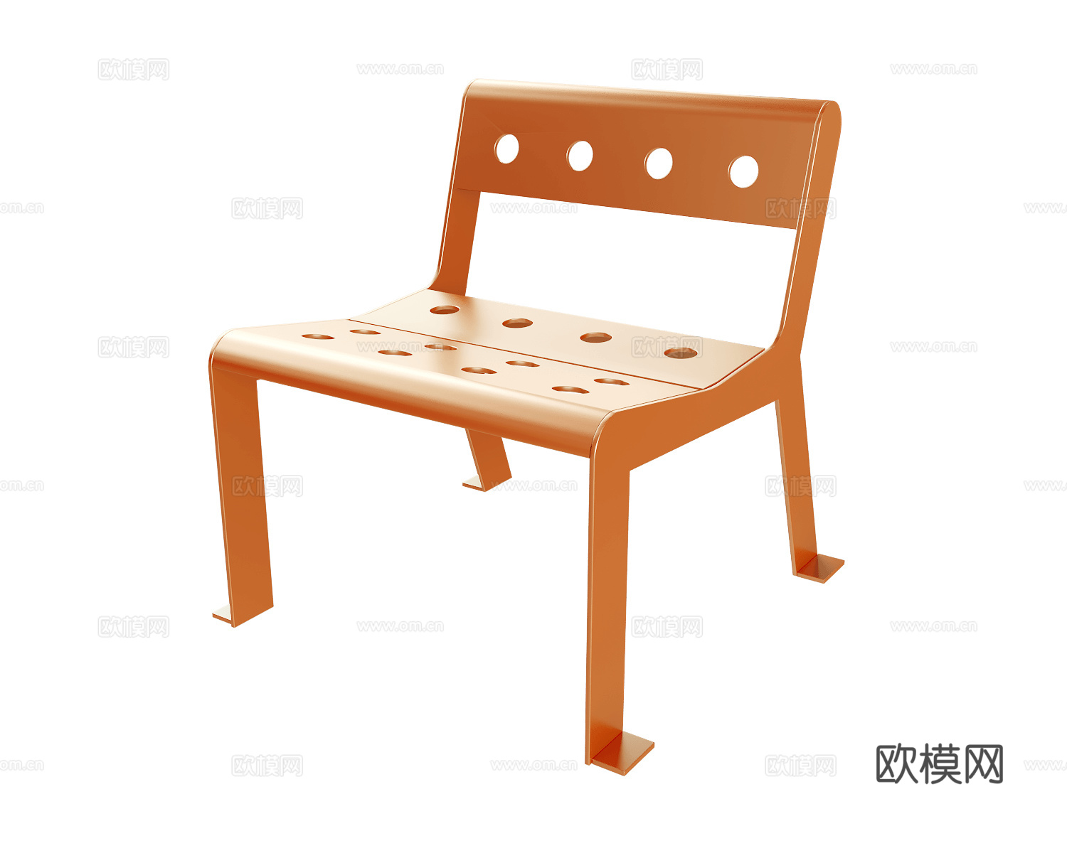 SIJU 多巴胺餐椅3d模型下载