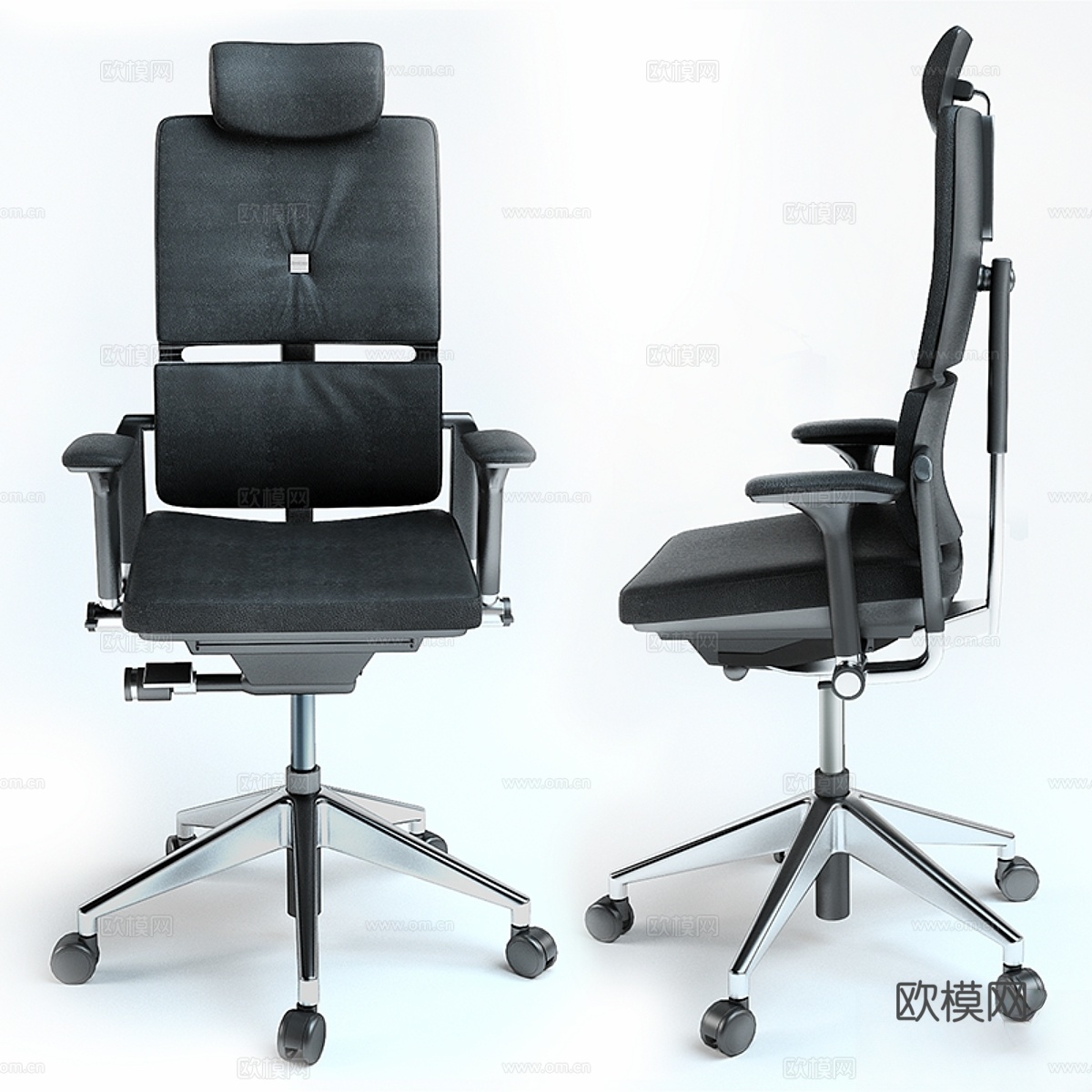 Steelcase Please行政椅3d模型下载