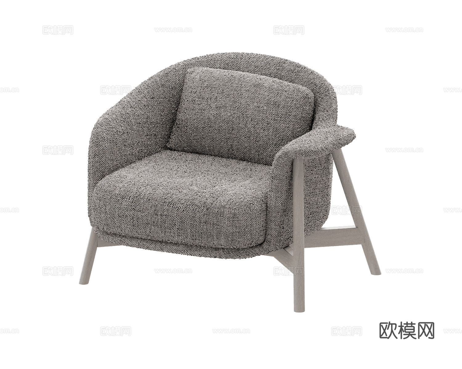 Saba 单人沙发3d模型下载