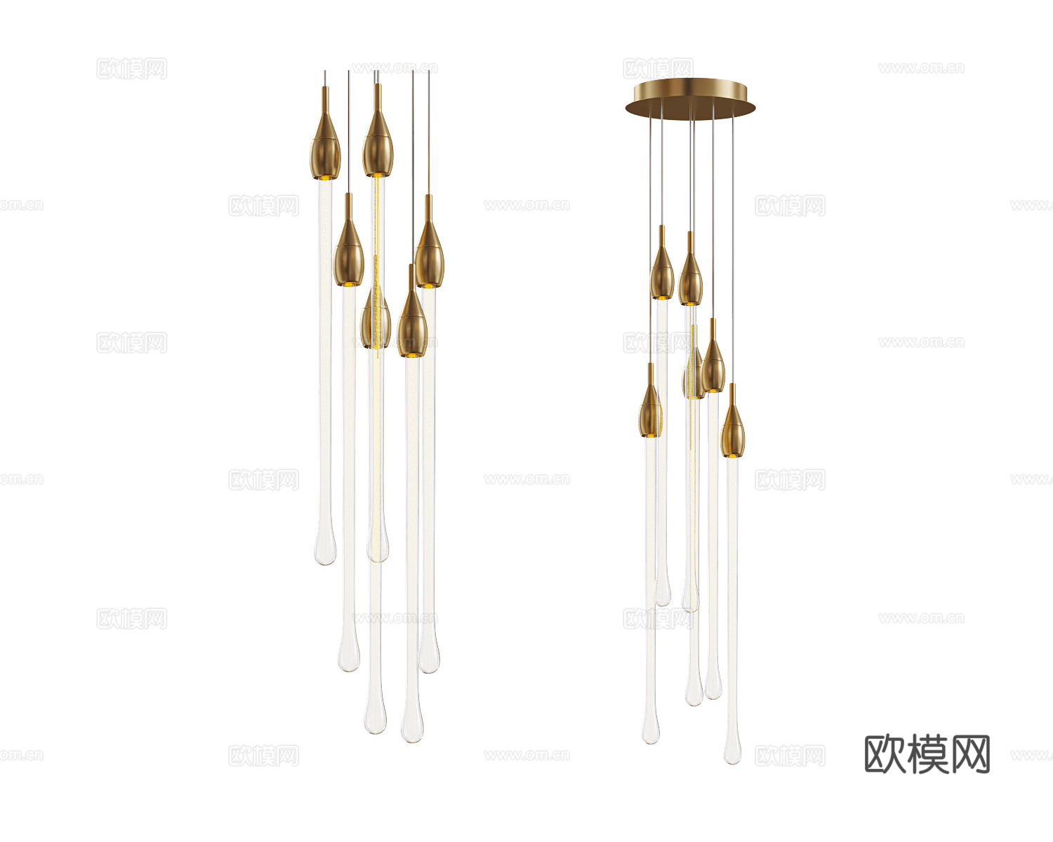 Paolo Castelli 轻奢吸盘灯3d模型下载