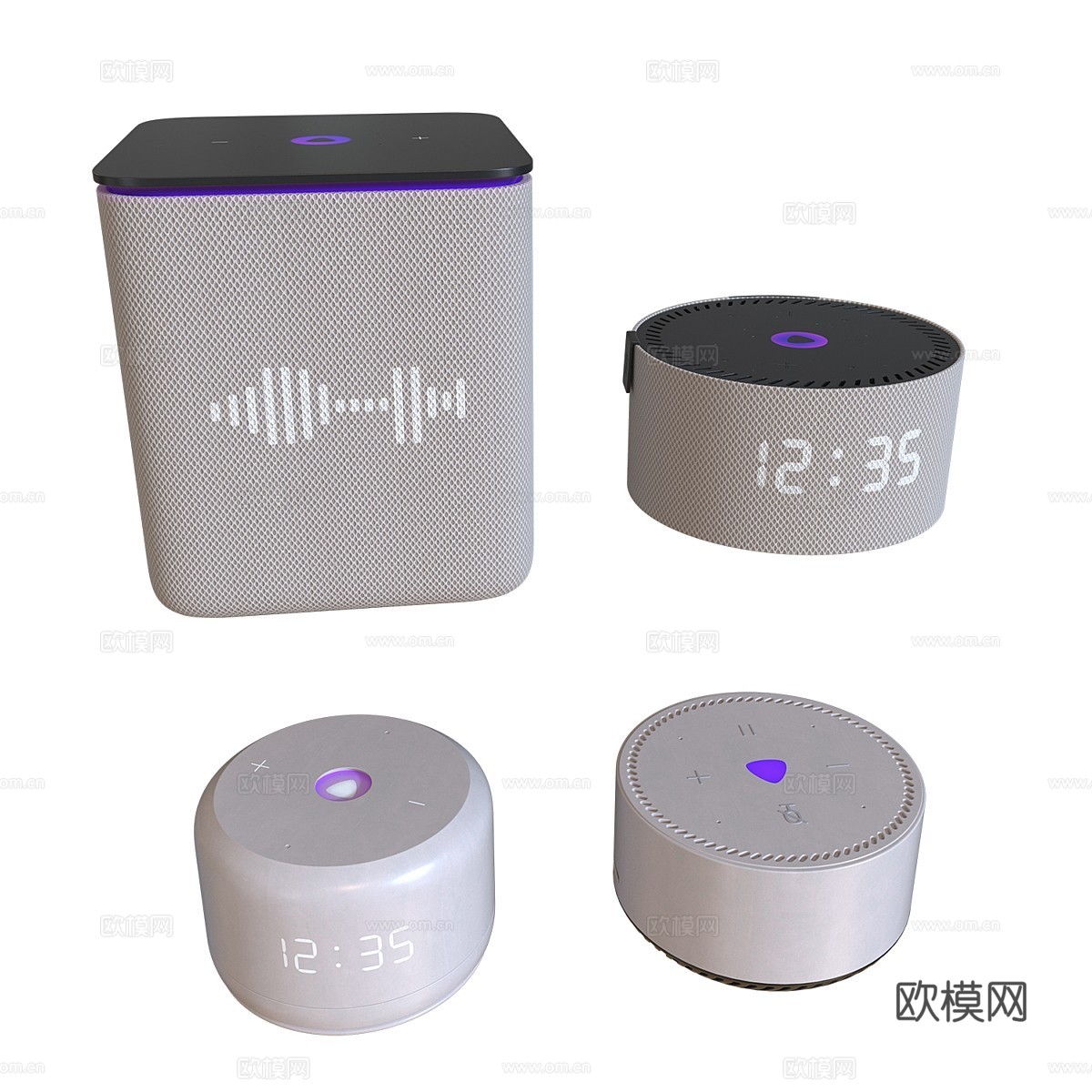 现代 Yandex Station 系列电子产品3d模型下载（渲染图2）