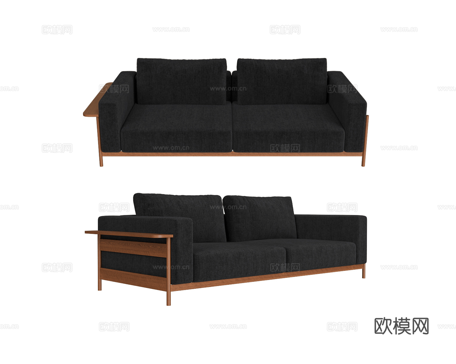 Scandicsofa 双人沙发3d模型下载