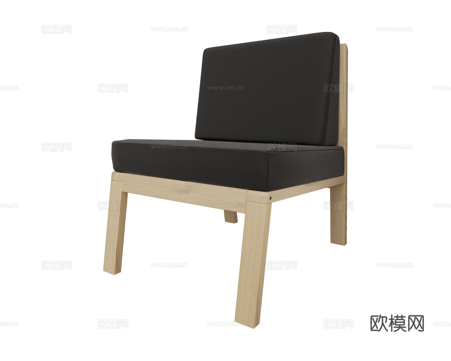 Blinde Design 单人沙发3d模型下载（渲染图1）