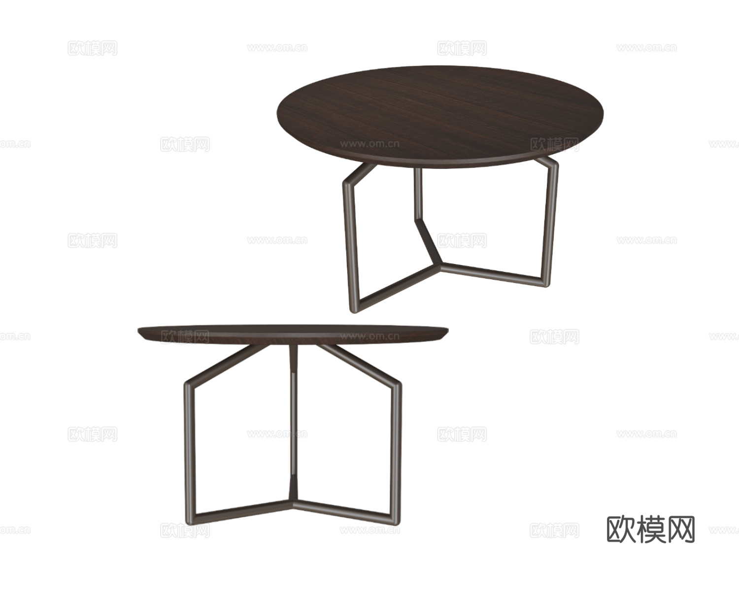 Esedra Design 圆茶几3d模型下载