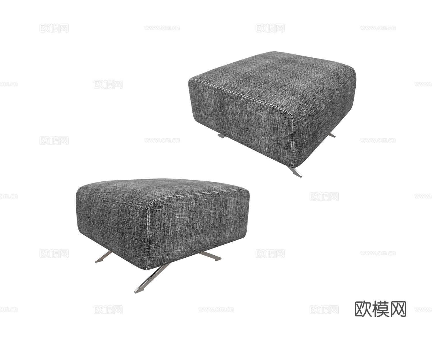 SCAPPINI HOME 脚踏 沙发凳3d模型下载