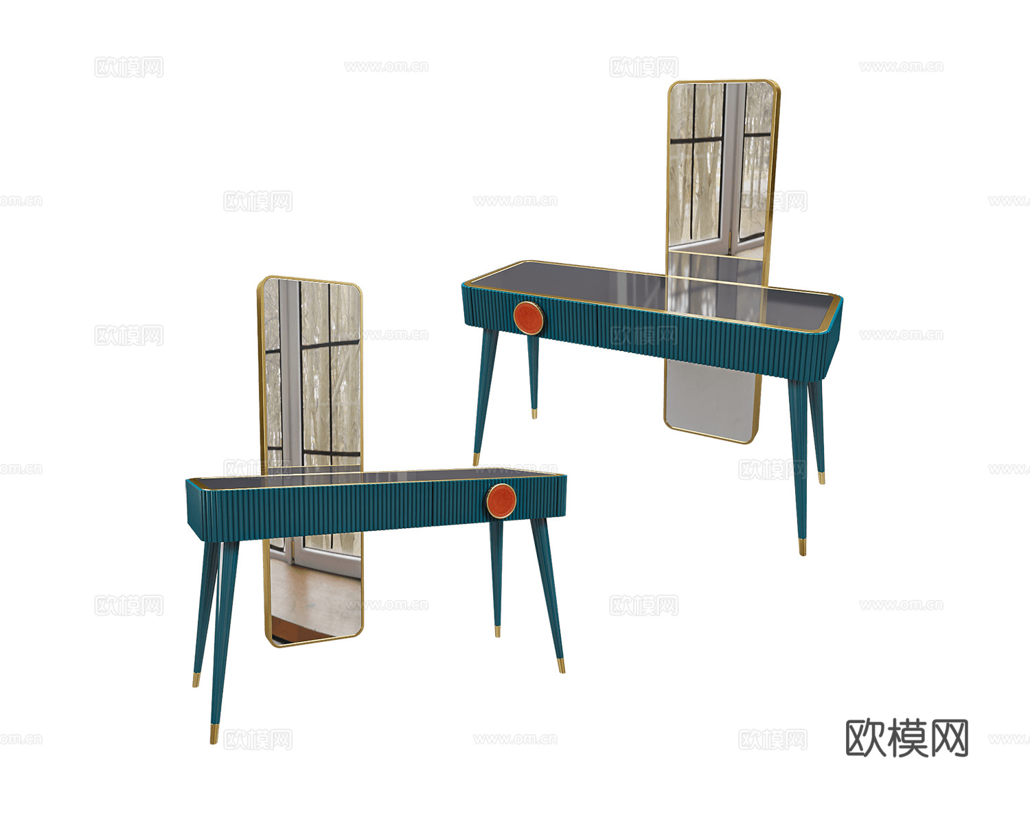 SCAPPINI HOME 梳妆台3d模型下载