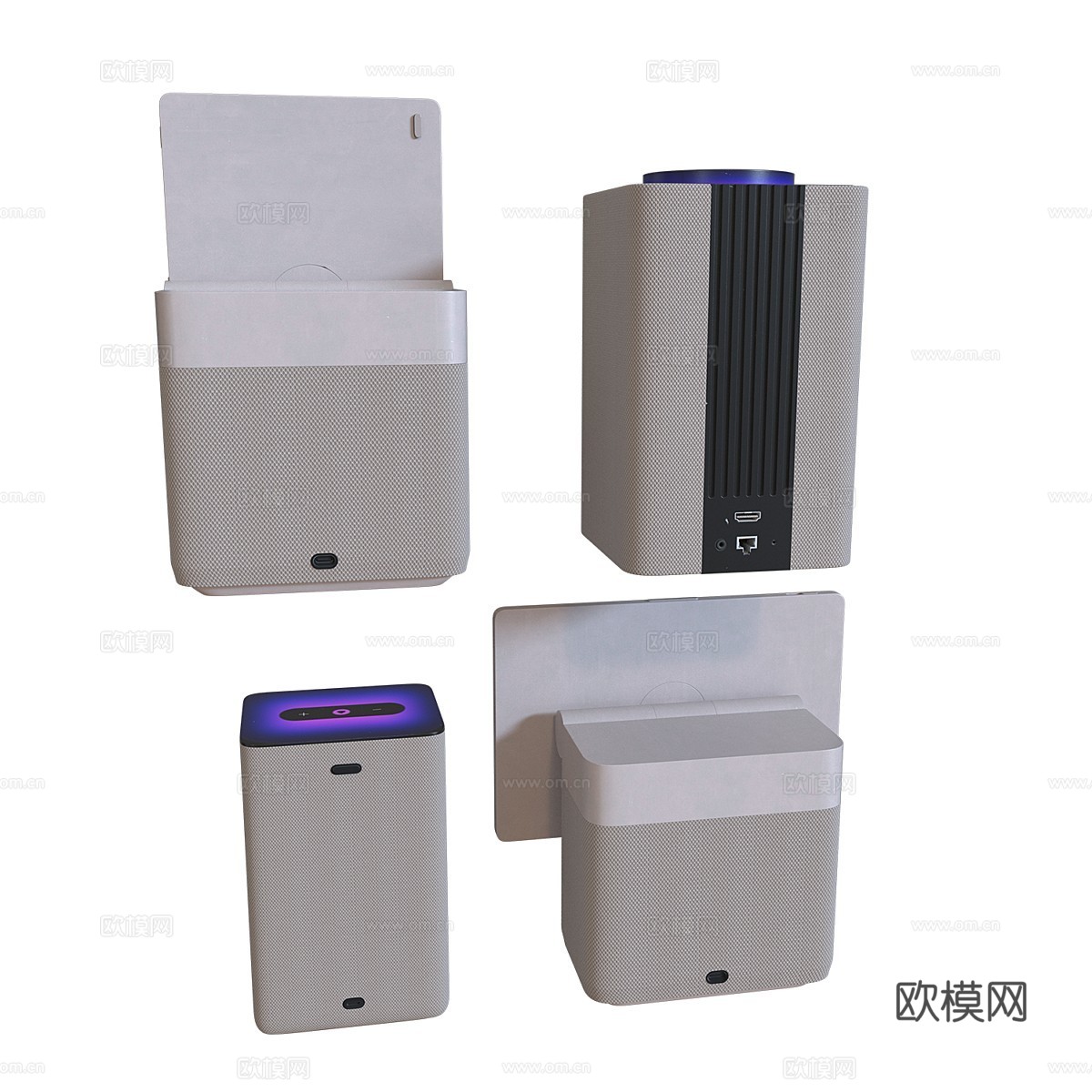 现代 Yandex Station 系列电子产品3d模型下载（渲染图5）