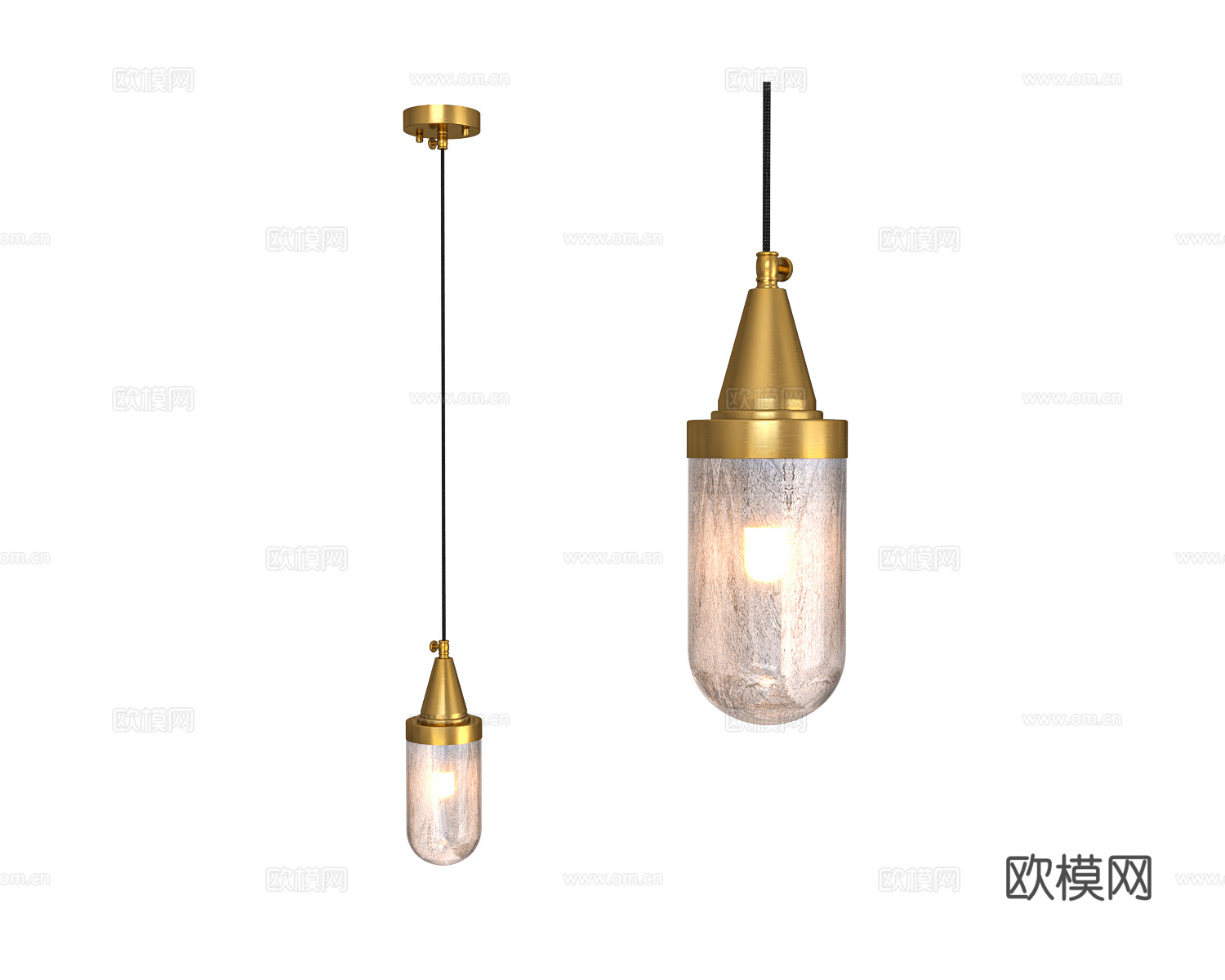 Pikart 轻奢吊灯3d模型下载