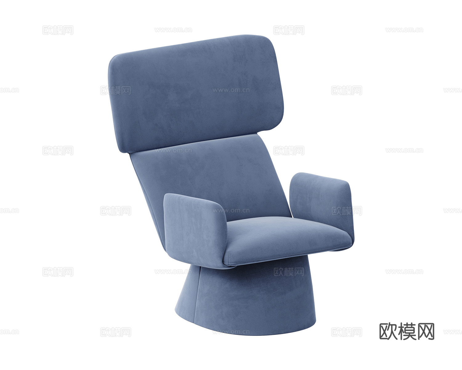 Sancal 美式单人沙发3d模型下载