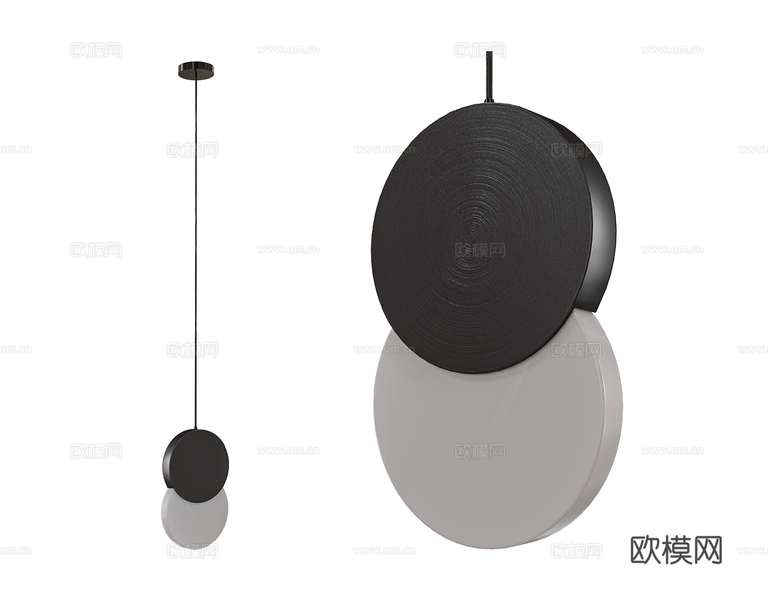 ENOstudio 意式小吊灯3d模型下载