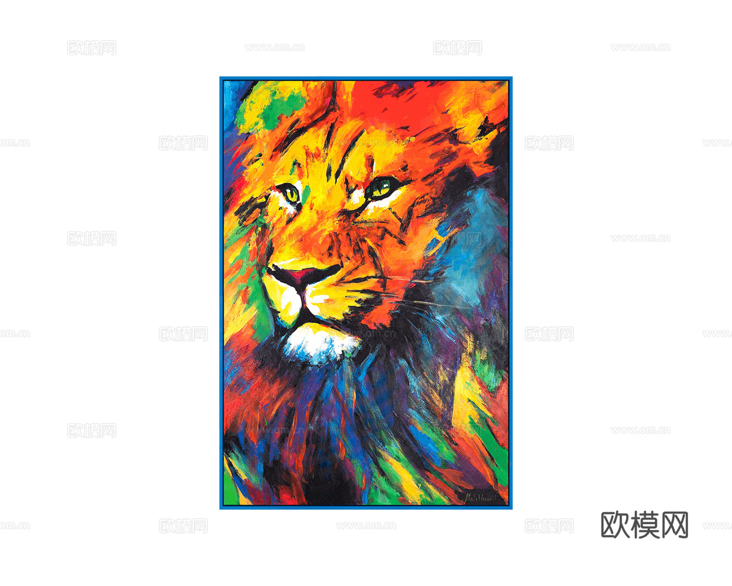 Art 装饰画3d模型下载