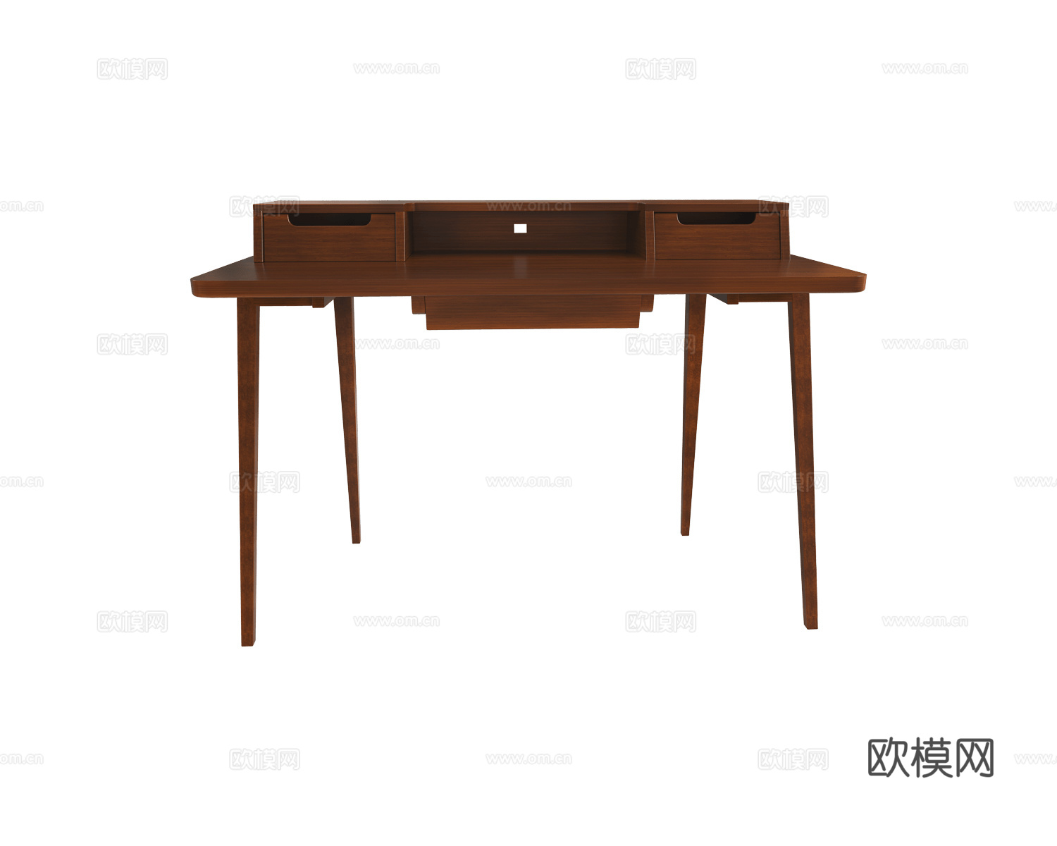 L.Ercolani 中古风书桌3d模型下载（渲染图1）