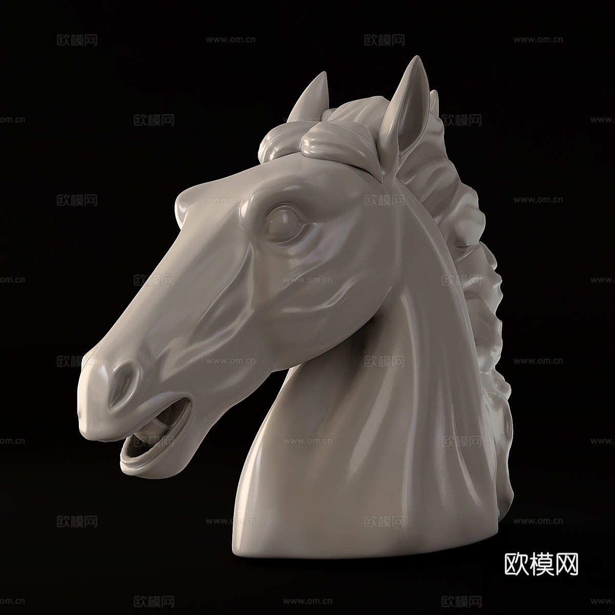 马头3d模型下载