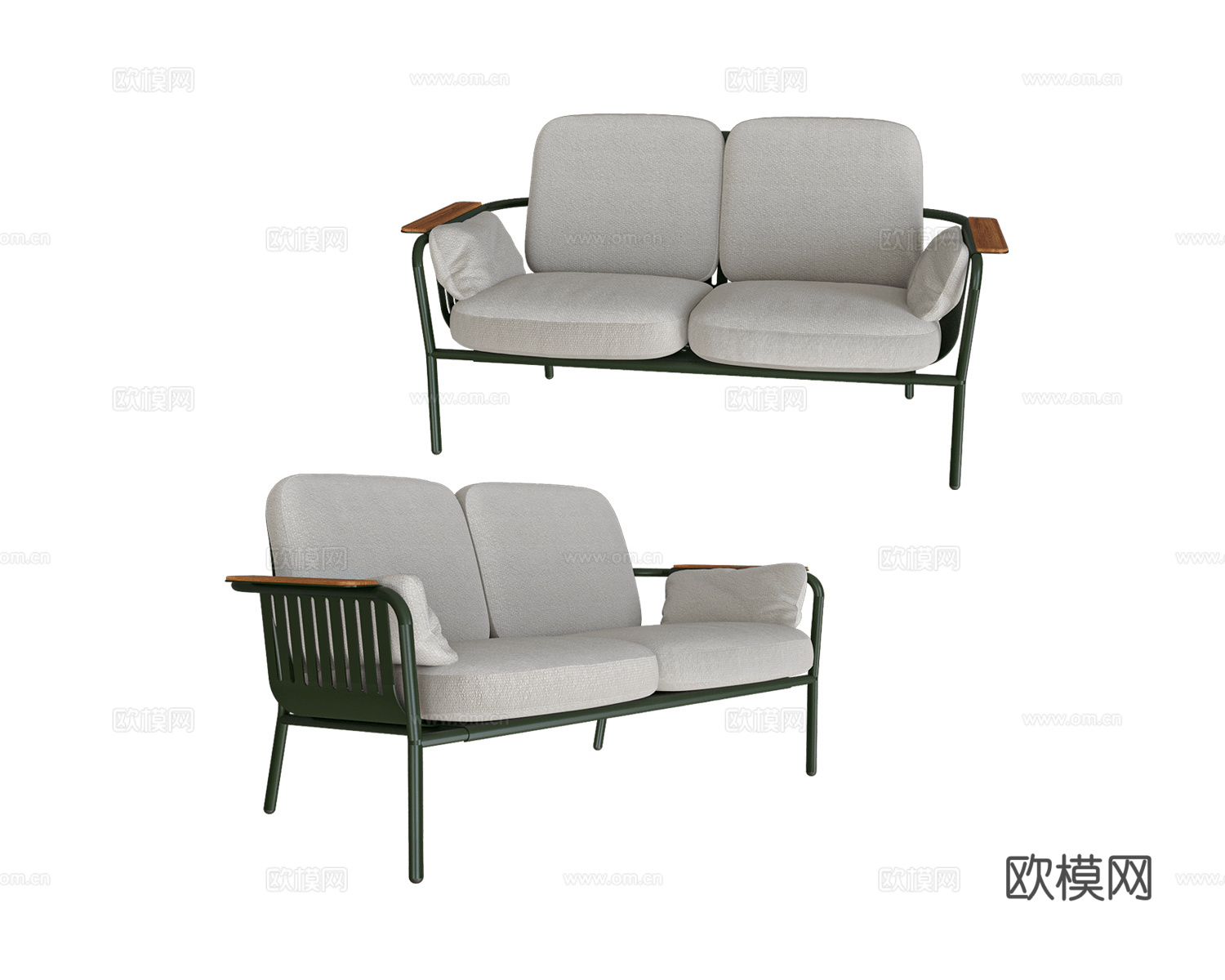 Gandía Blasco 双人沙发3d模型下载