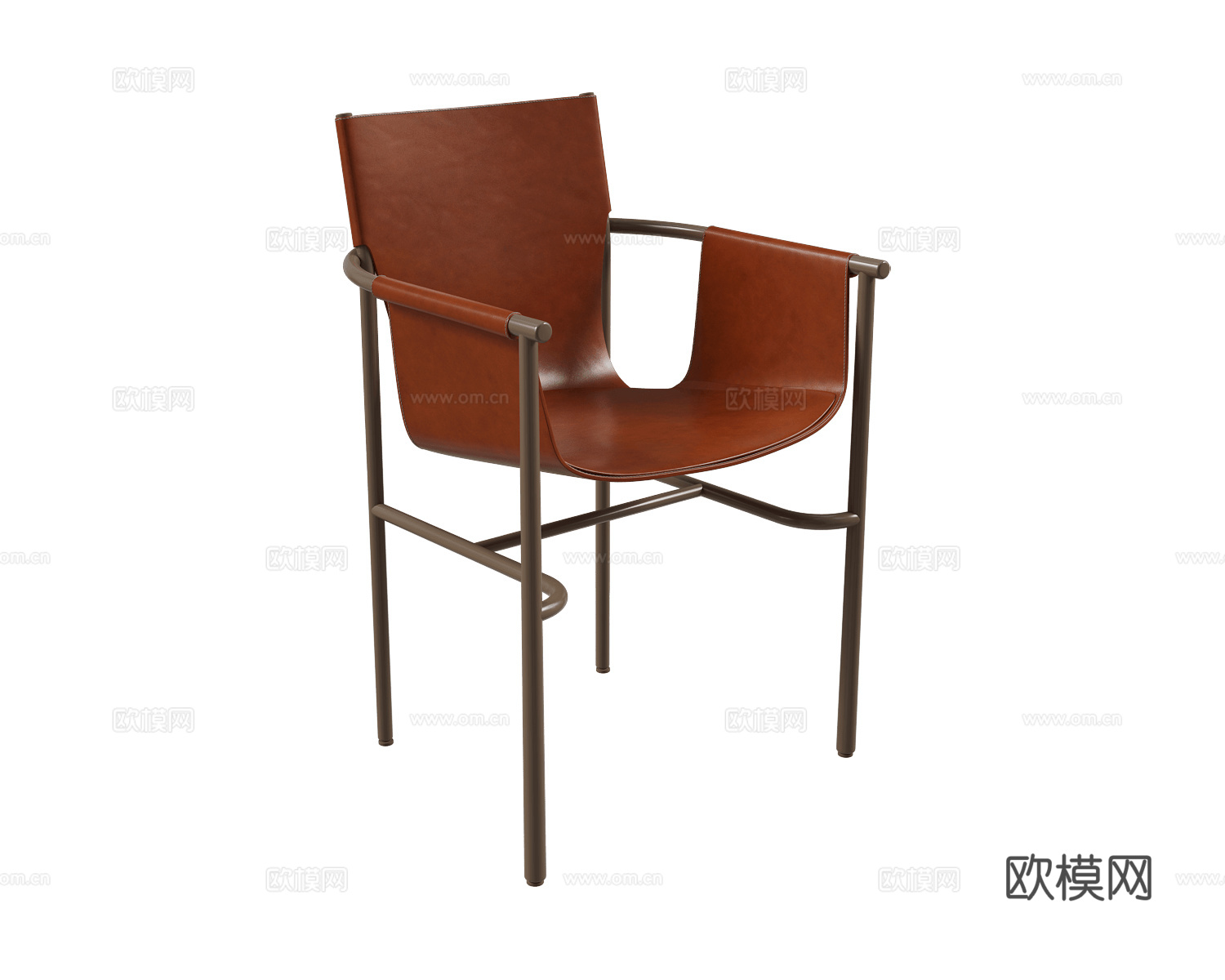Paolo Castelli 意式餐椅3d模型下载（渲染图1）