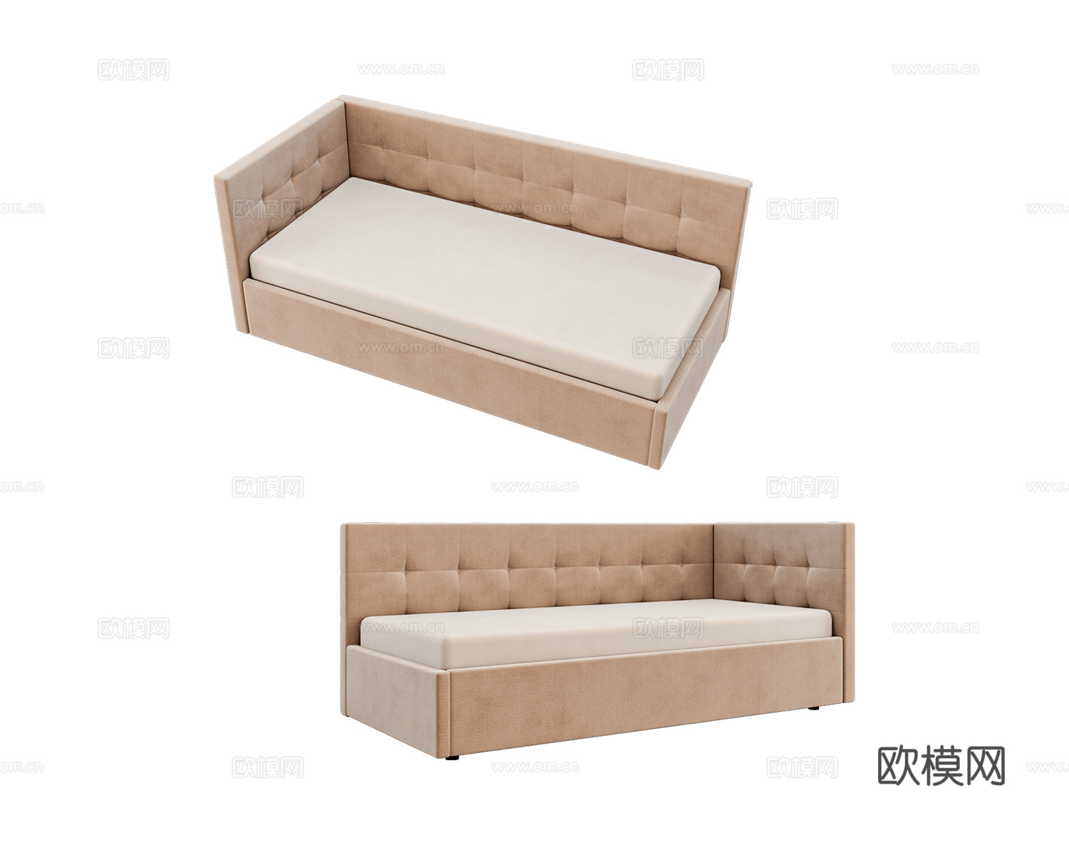 Mirlachev 沙发床3d模型下载
