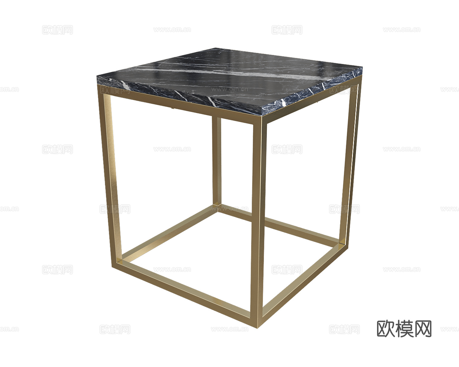 Pikart 轻奢角几3d模型下载