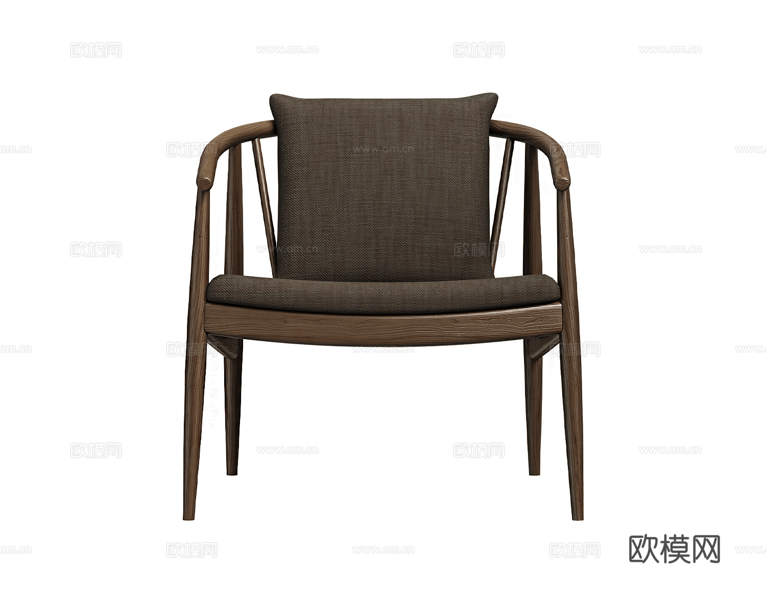 L.Ercolani 中古风餐椅3d模型下载