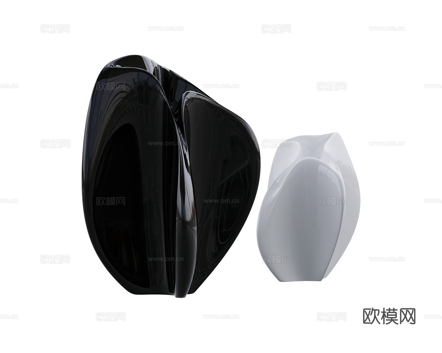 Serralunga 花瓶摆设3d模型下载