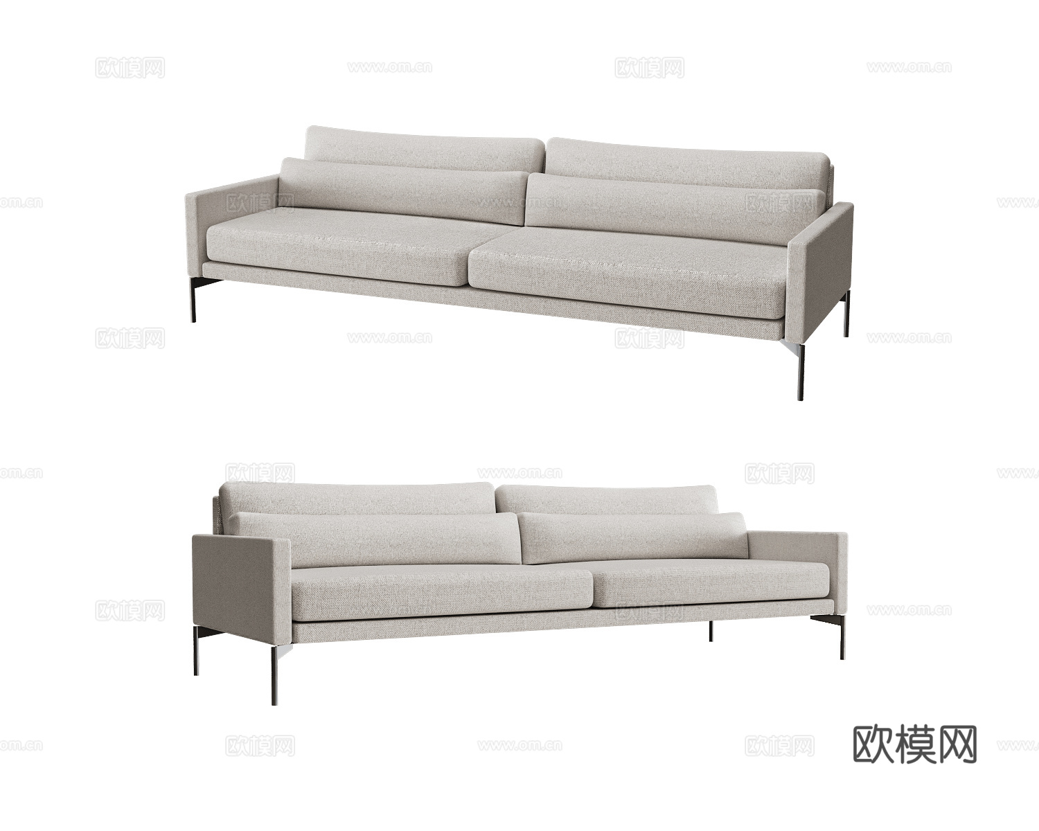 Vibieffe 双人沙发3d模型下载