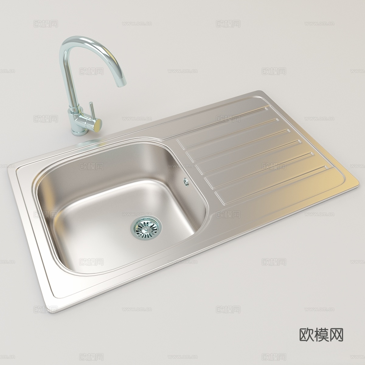 厨房水槽3d模型下载