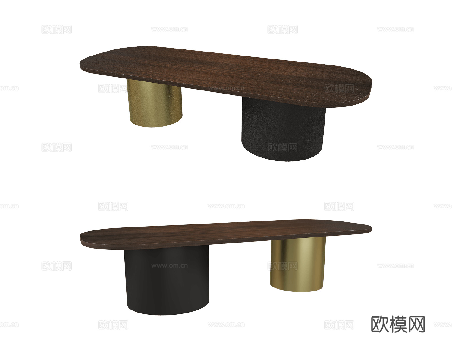 ENOstudio 中古风茶几3d模型下载