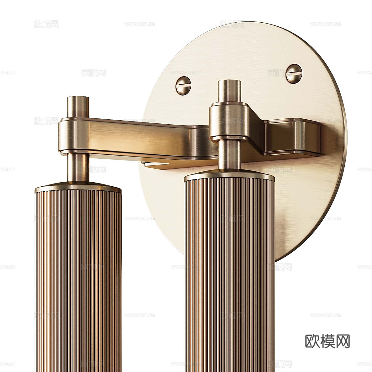 现代轻奢水槽双壁灯3d模型下载（渲染图4）