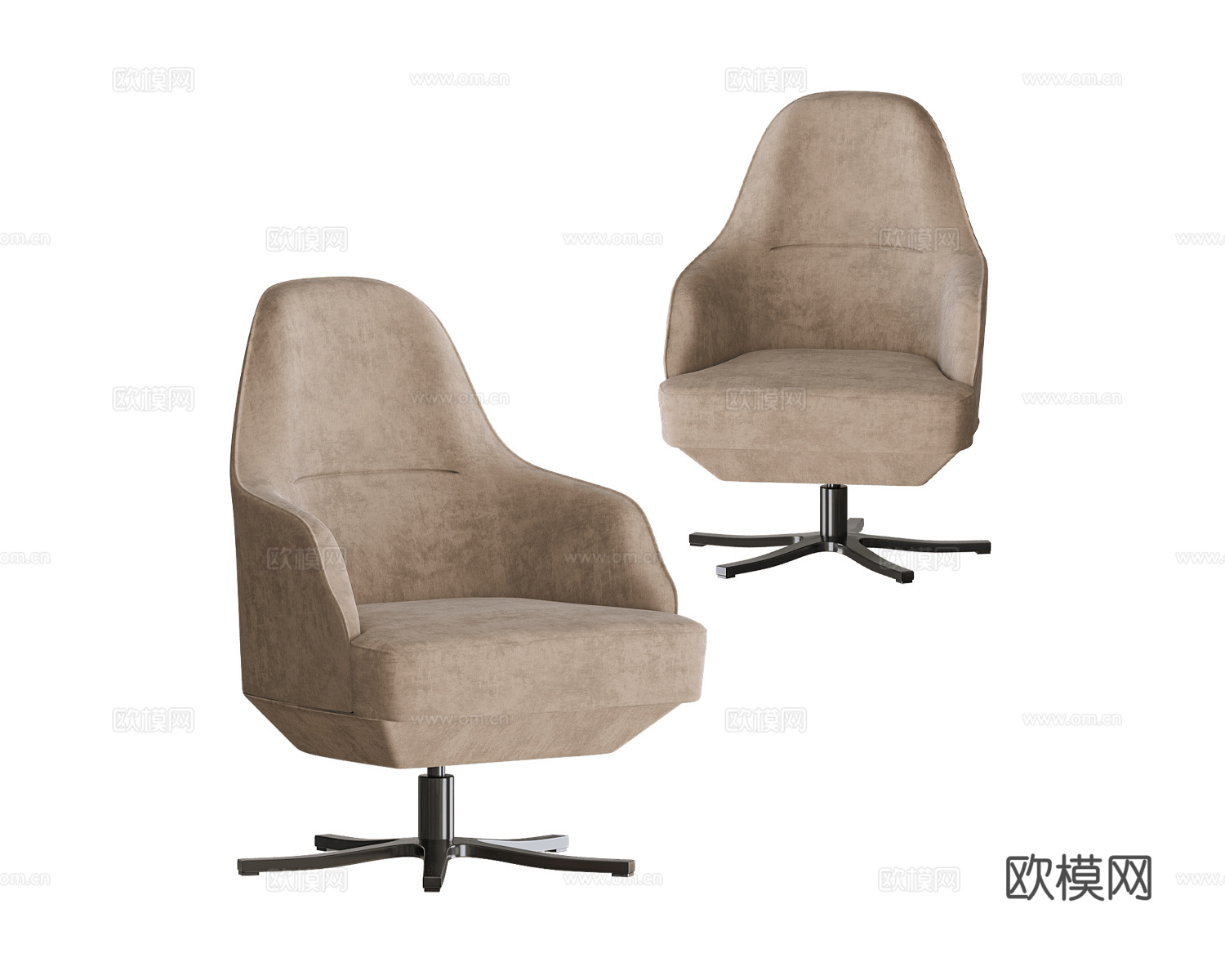 Paolo Castelli 办公椅3d模型下载