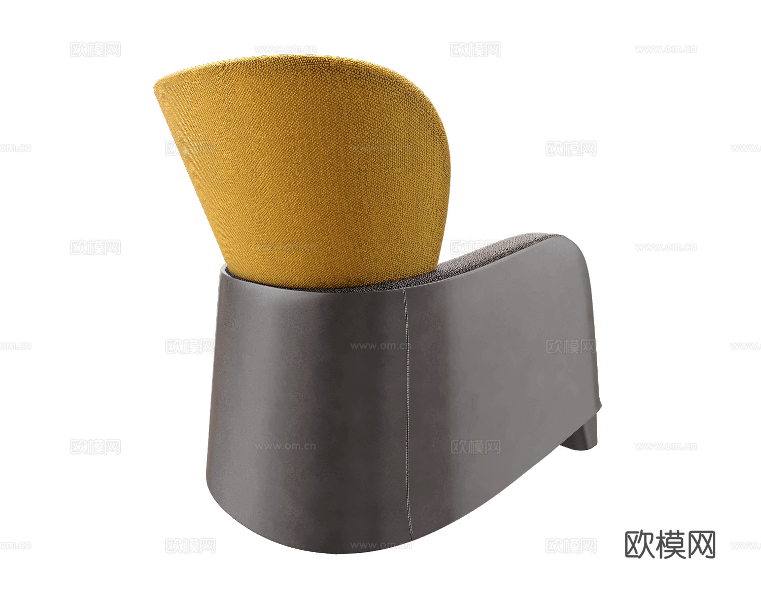 GHIDINI1961 意式单人沙发3d模型下载（渲染图1）