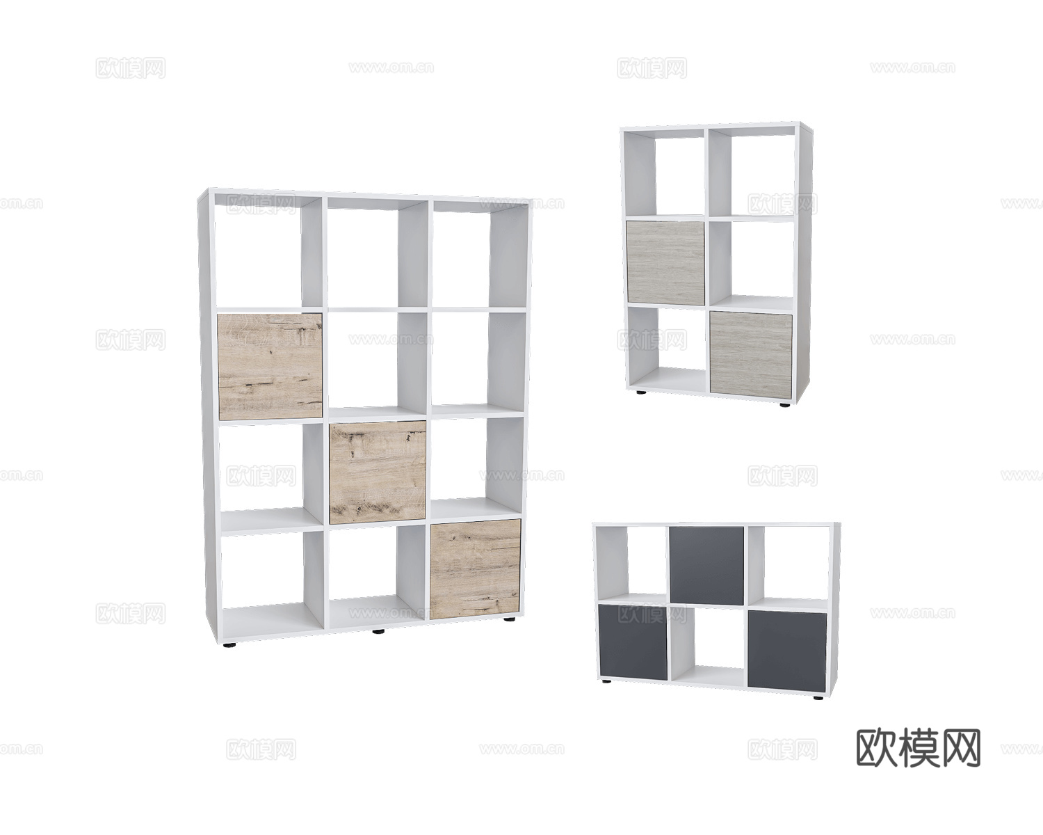 Mirlachev 书柜书架3d模型下载