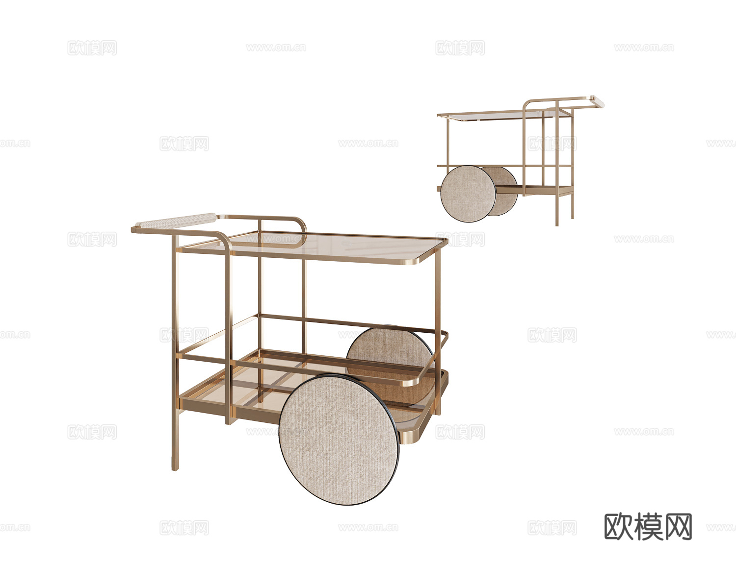 Paolo Castelli 意式餐车3d模型下载