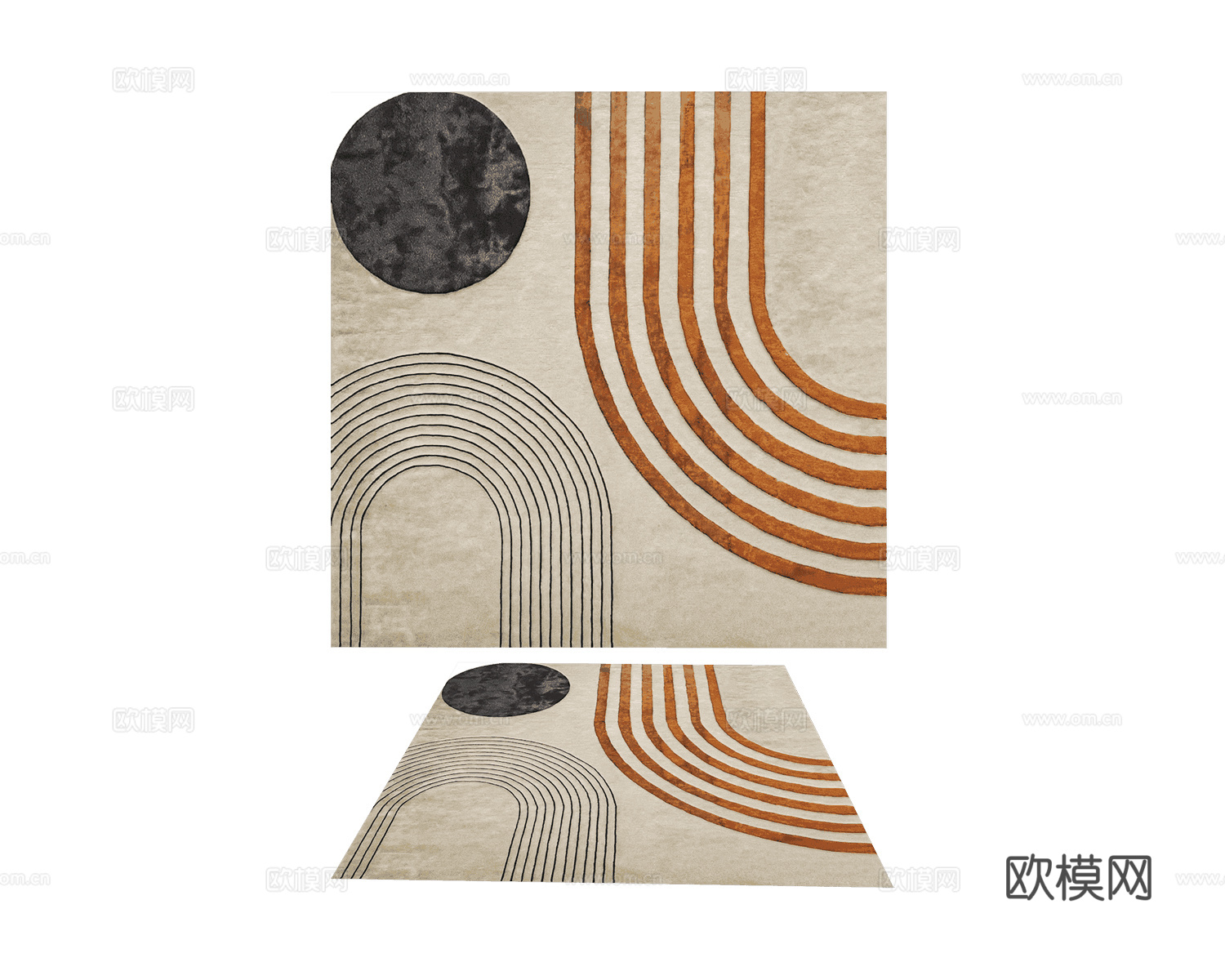 Paolo Castelli 地毯3d模型下载