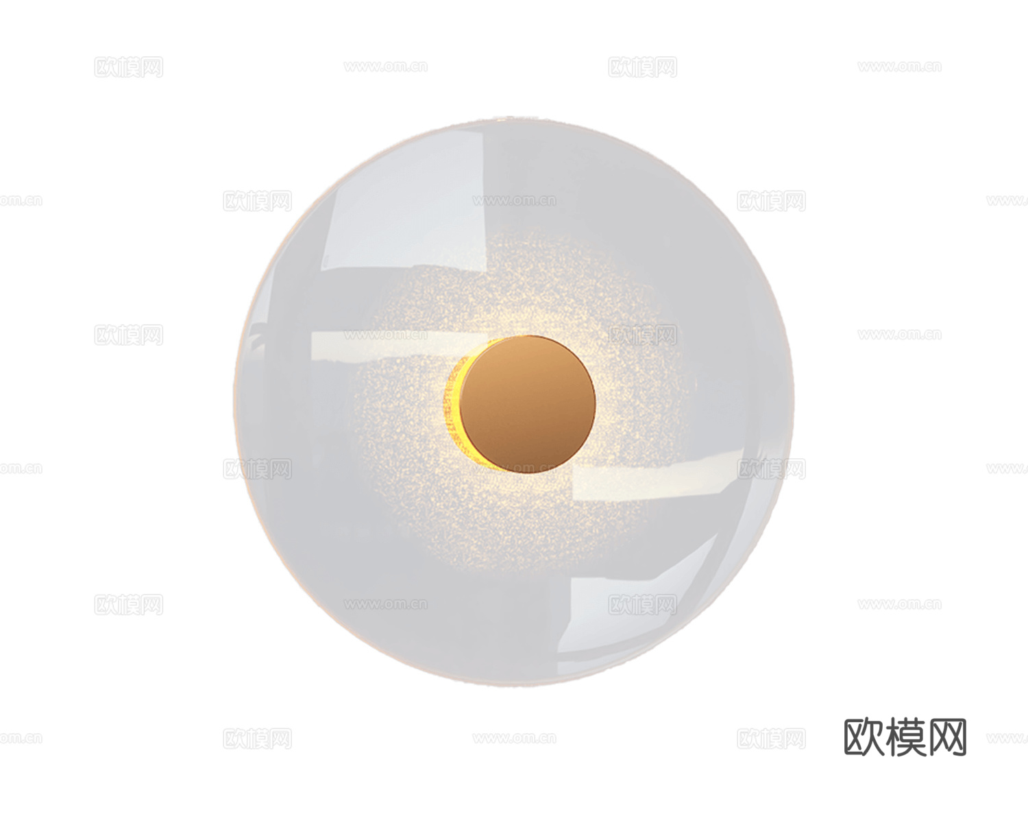 Paolo Castelli 轻奢圆形壁灯3d模型下载