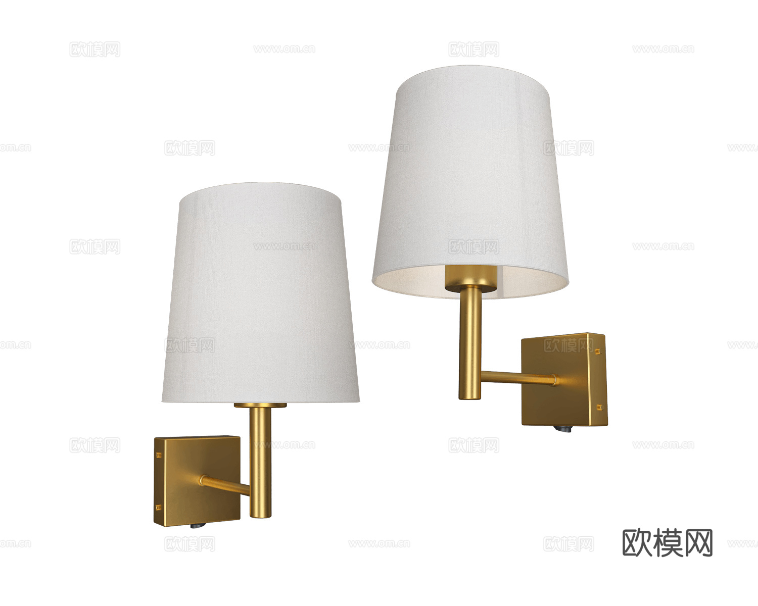 Pikart 轻奢壁灯3d模型下载