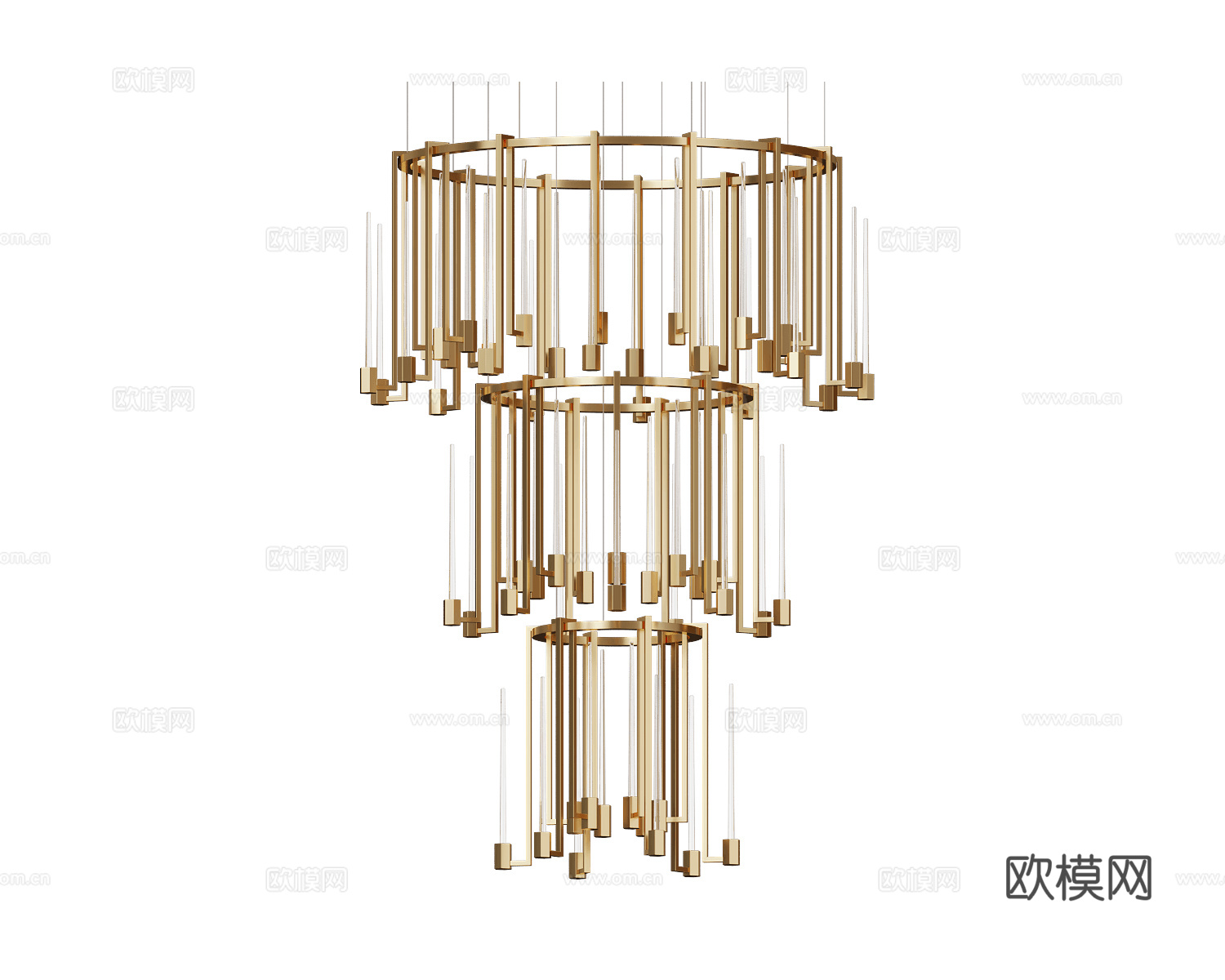 Paolo Castelli意式吊灯3d模型下载