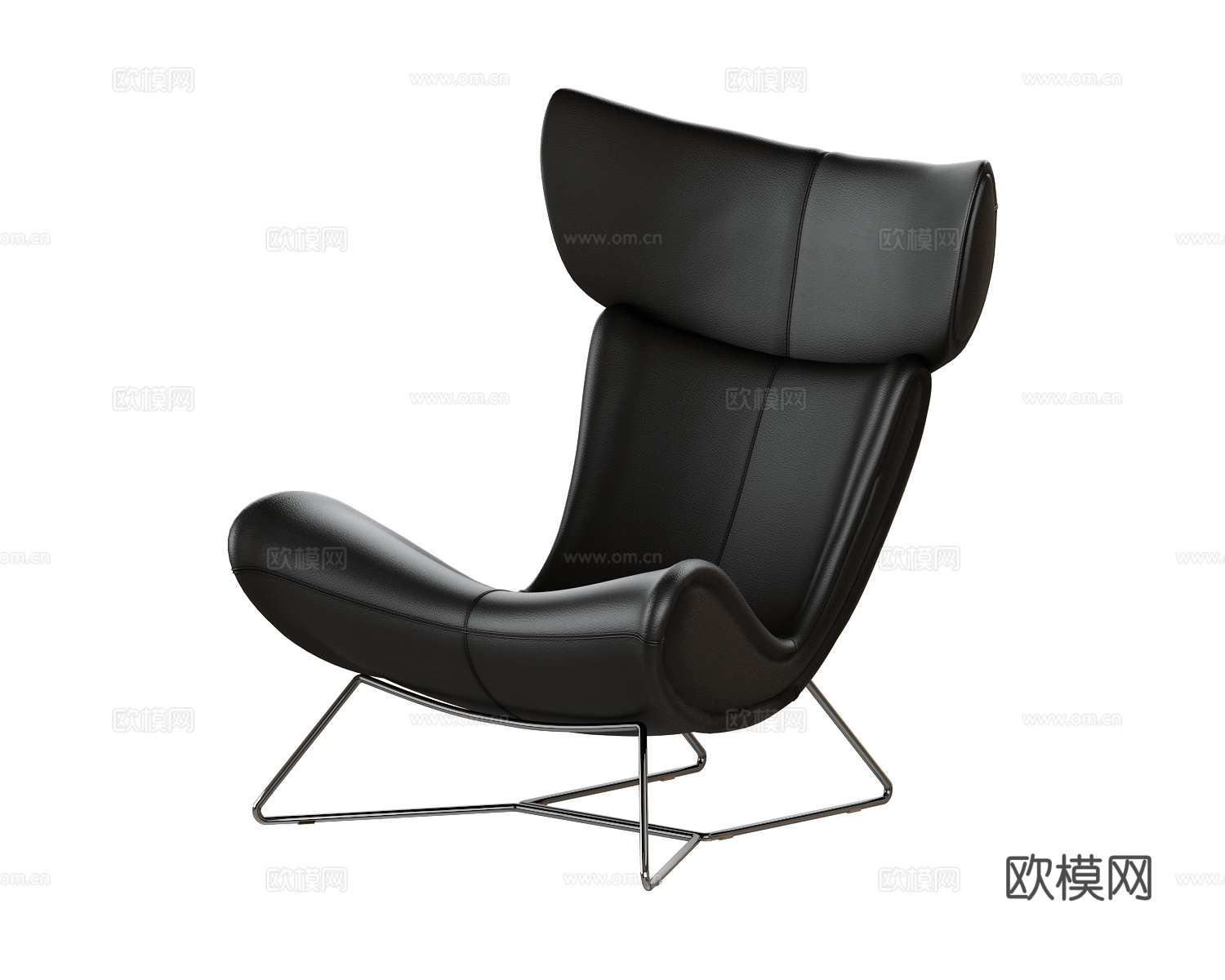 BoConcept 老板椅 办公椅3d模型下载（渲染图1）