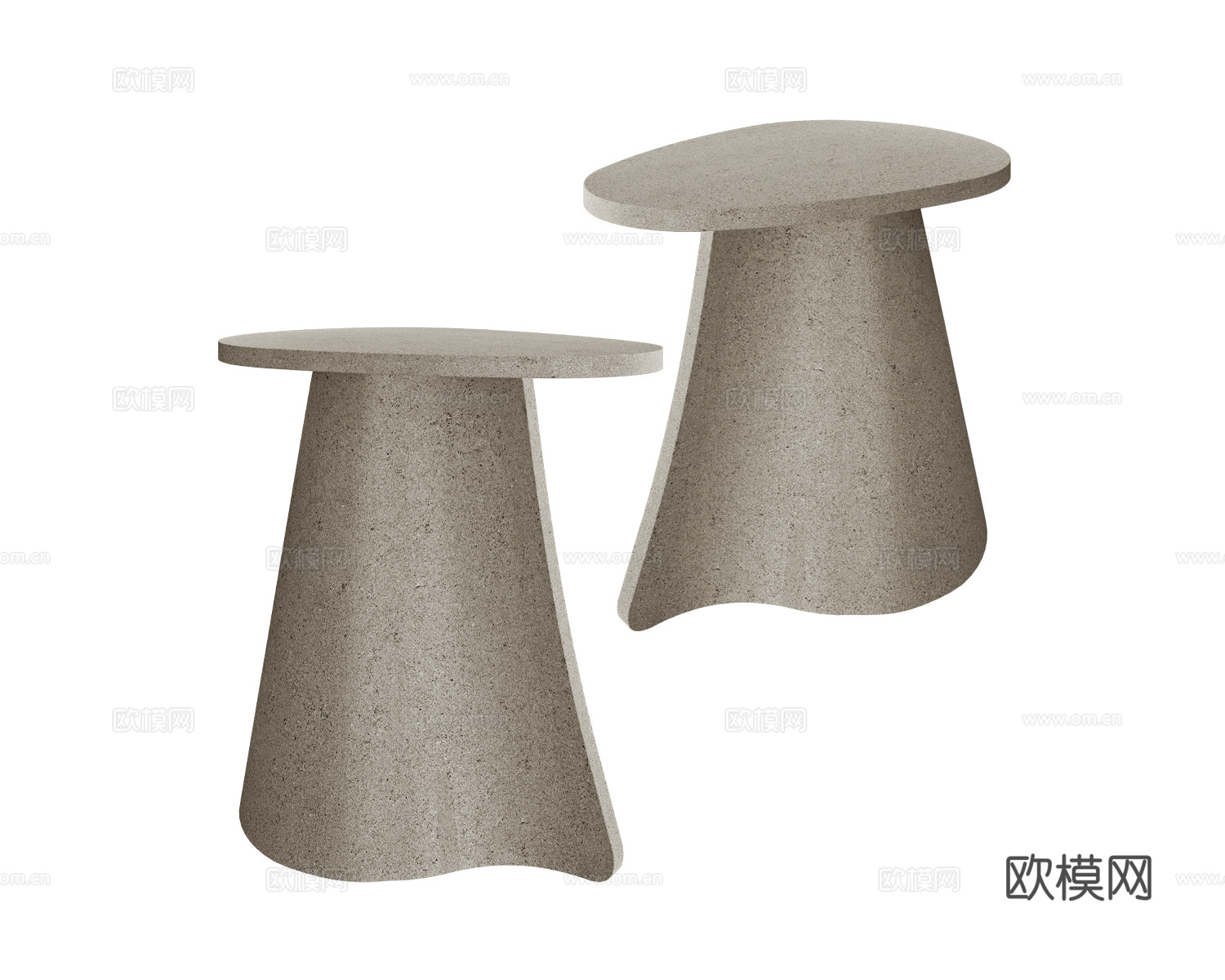 MDF Italia 角几3d模型下载