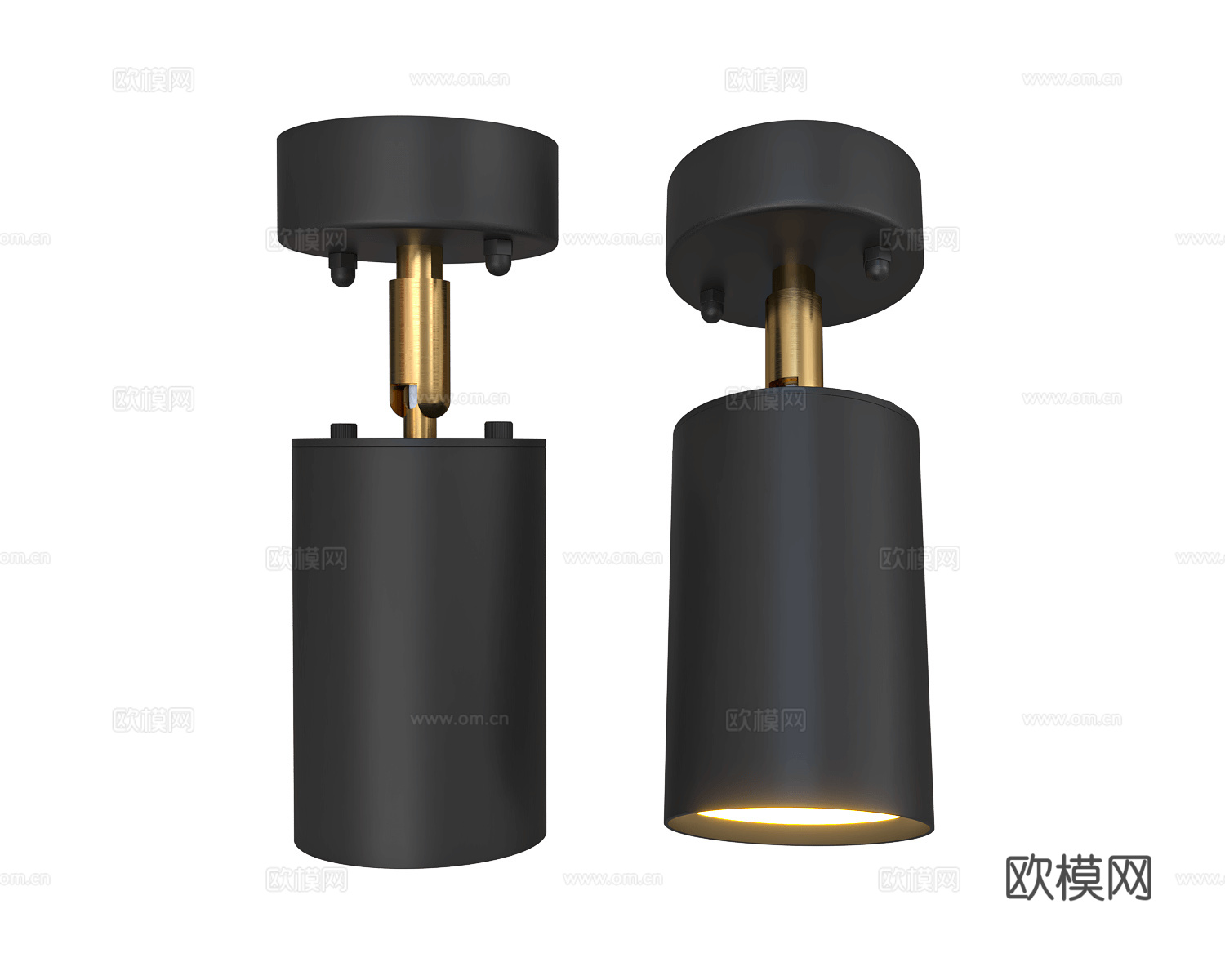 Pikart 射灯 吸顶灯3d模型下载