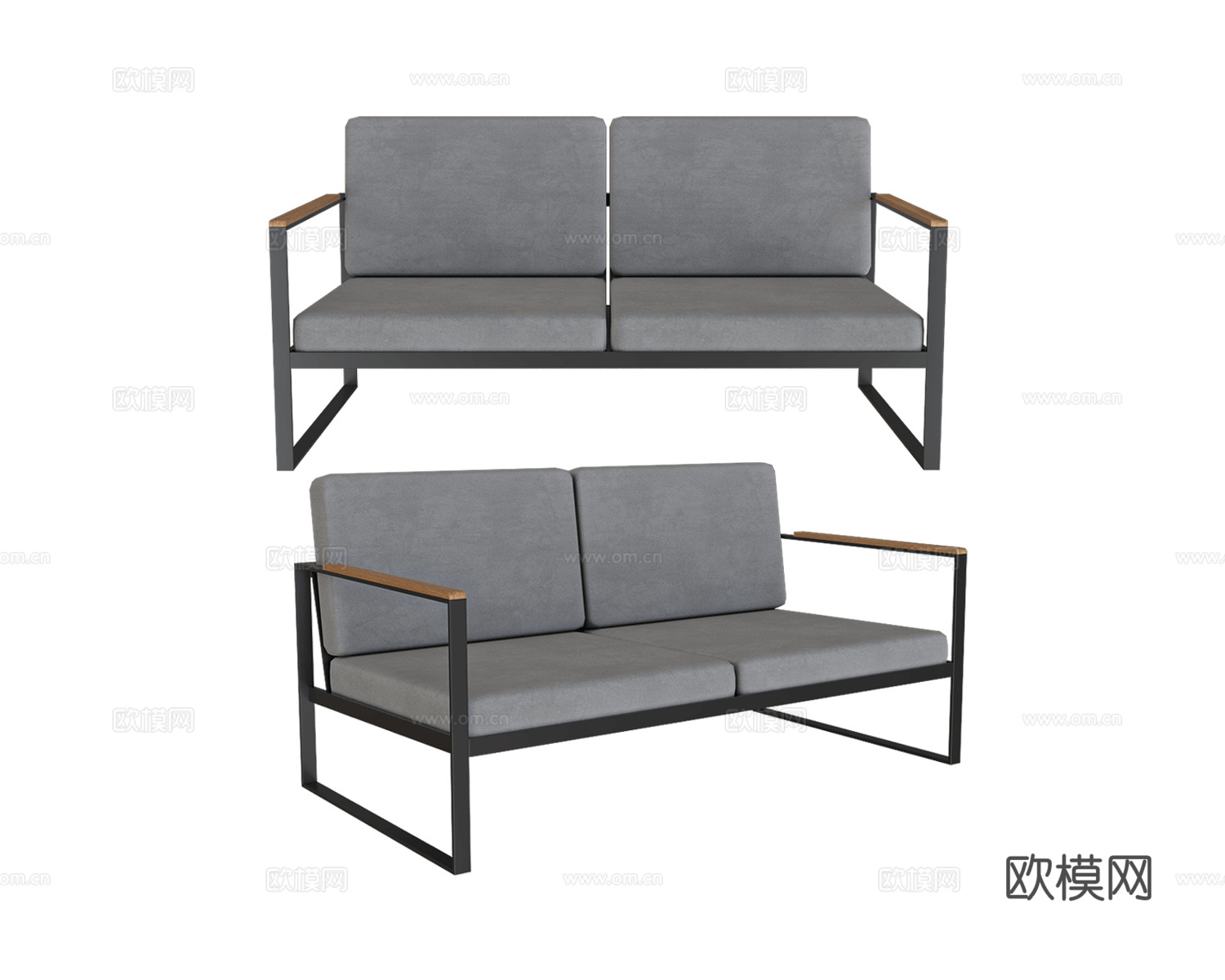 Röshults 双人沙发3d模型下载