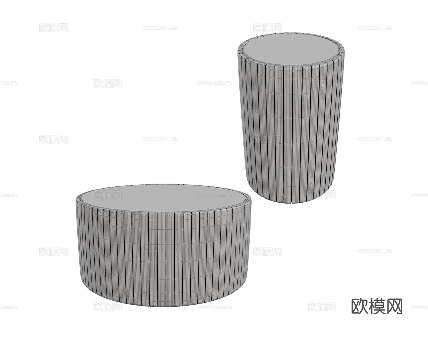 AURICA 茶几 角几3d模型下载