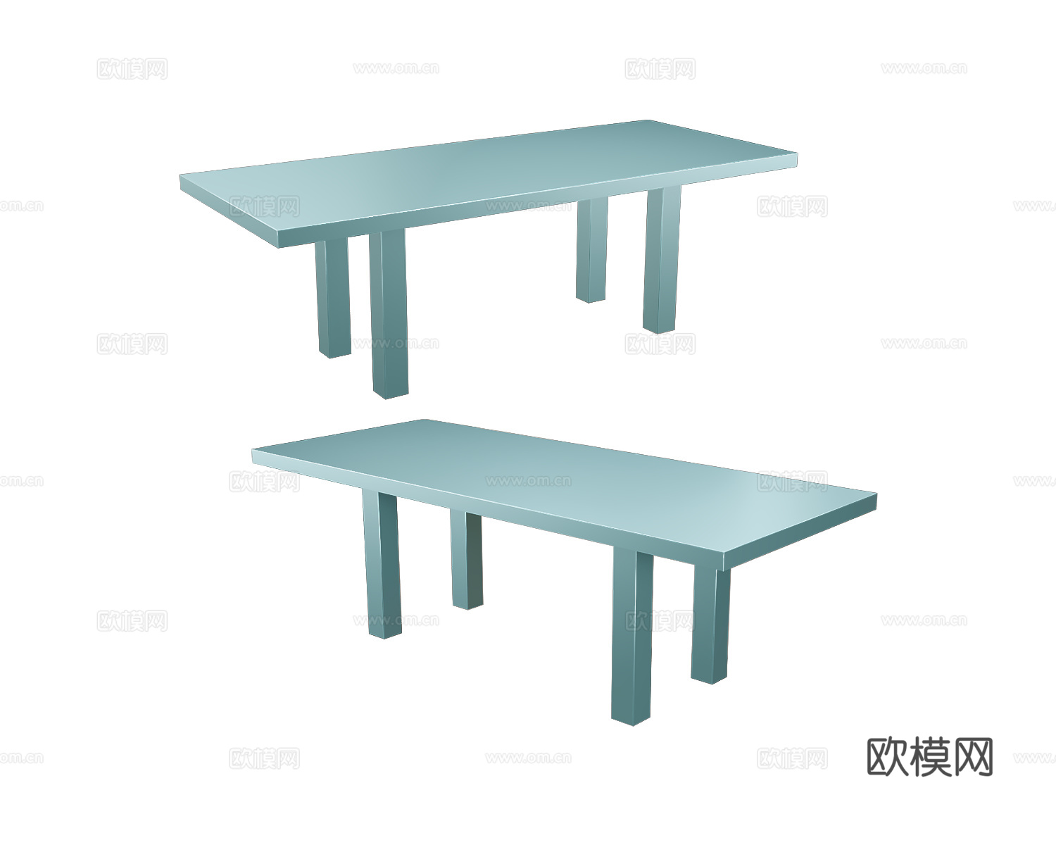 SIJU 多巴胺餐桌3d模型下载（渲染图1）