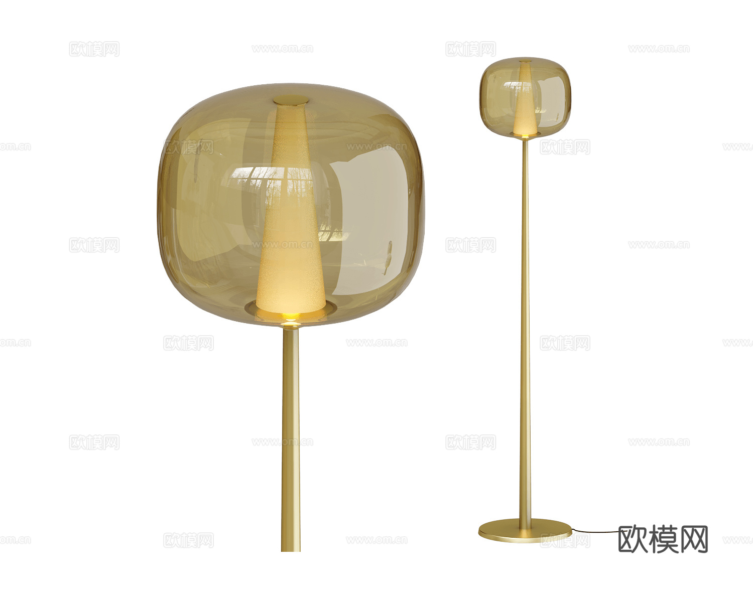 GHIDINI1961 意式落地灯3d模型下载