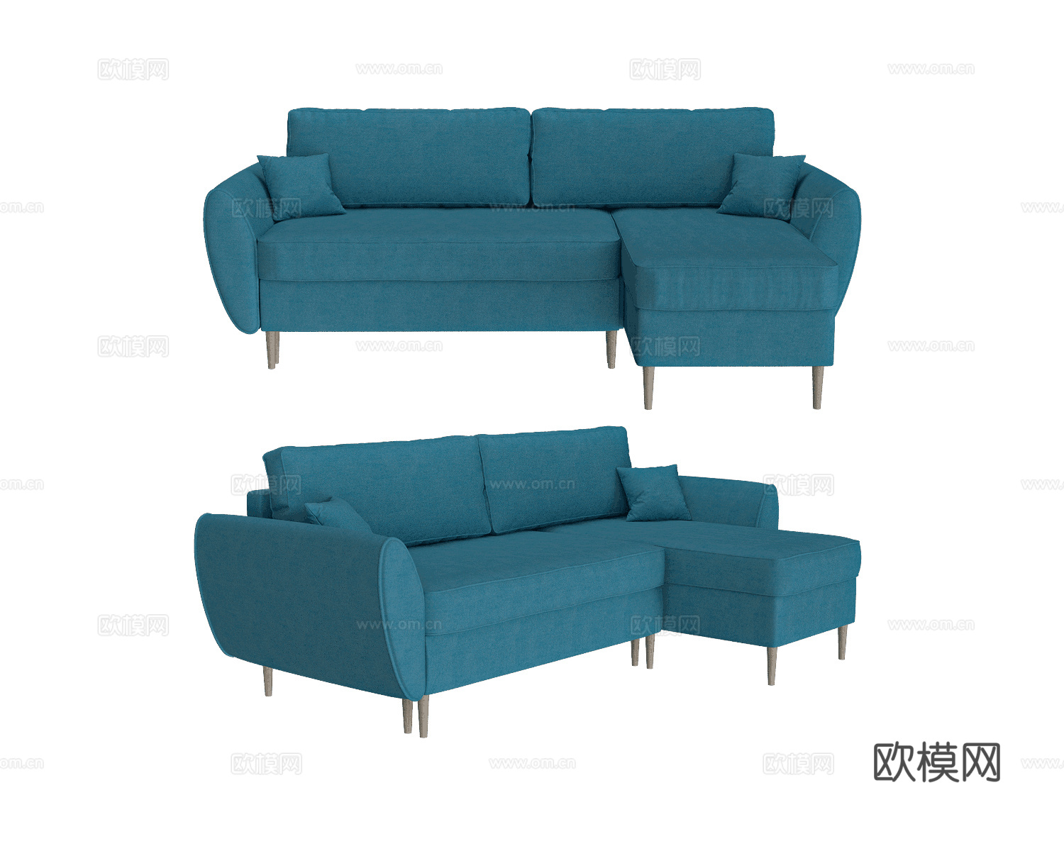 Masterfabrik 转角沙发3d模型下载