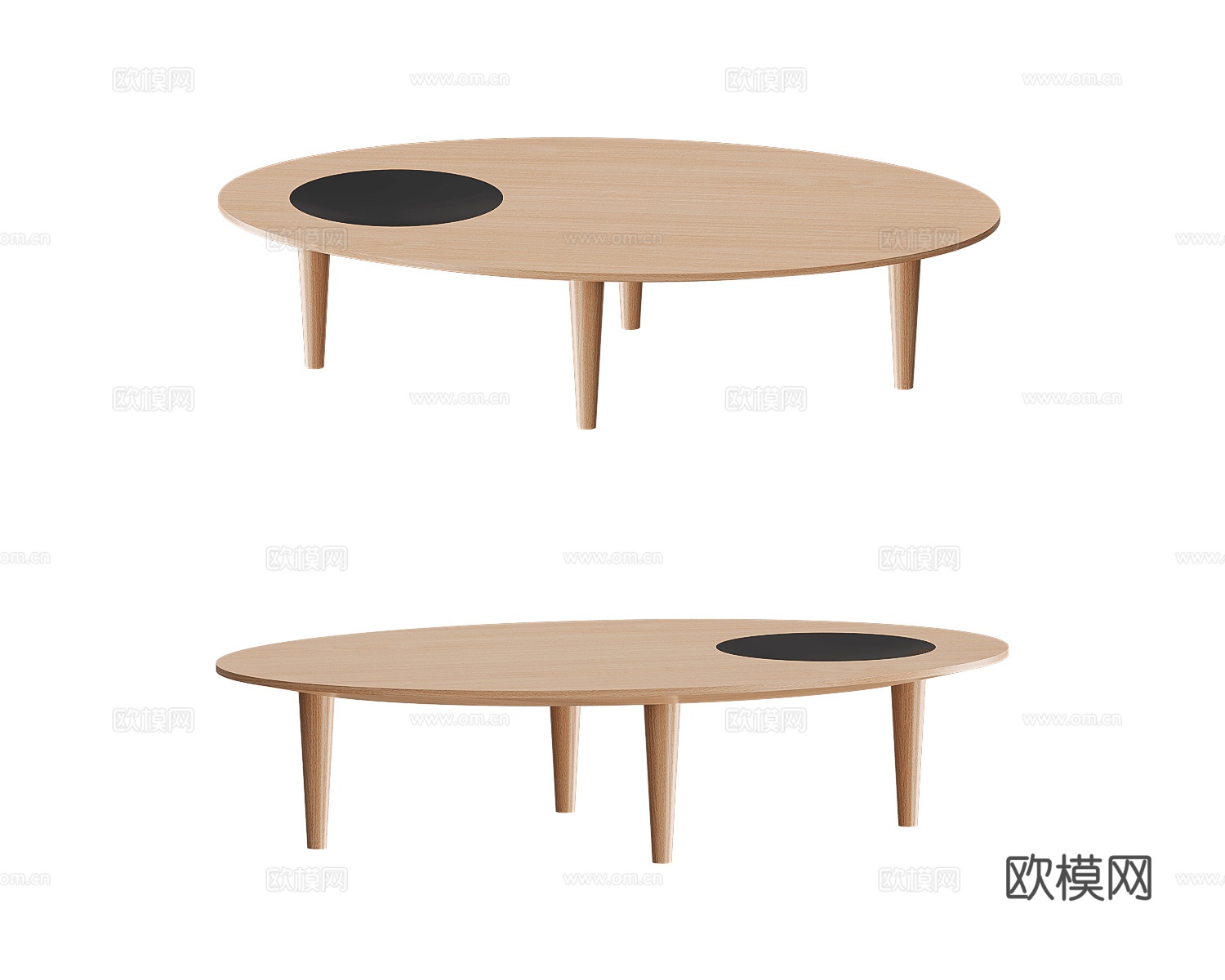 Yaratam Design 原木茶几3d模型下载